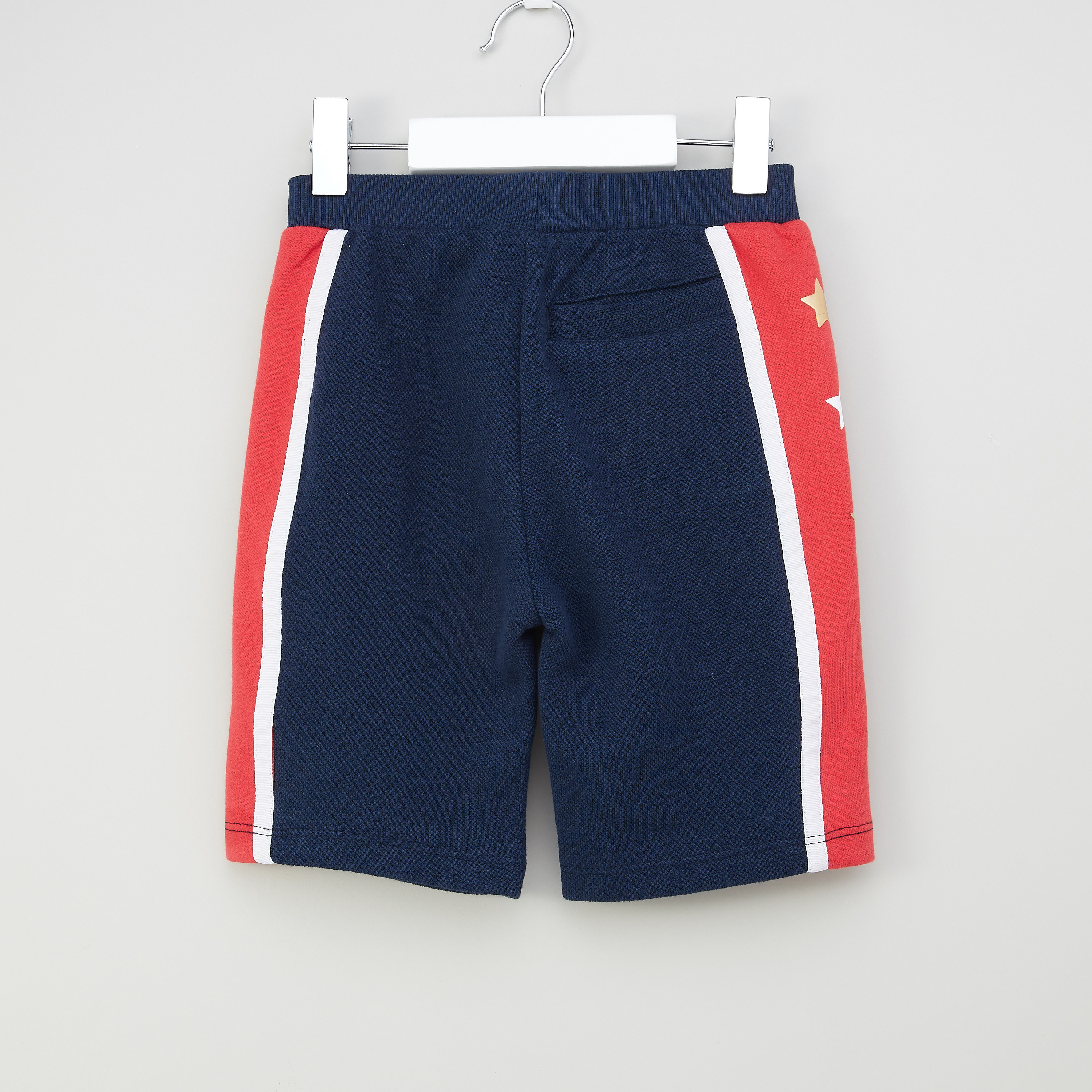 Iconic Printed Shorts with Drawstring-boys-clothing-bottoms-trousers-image-3