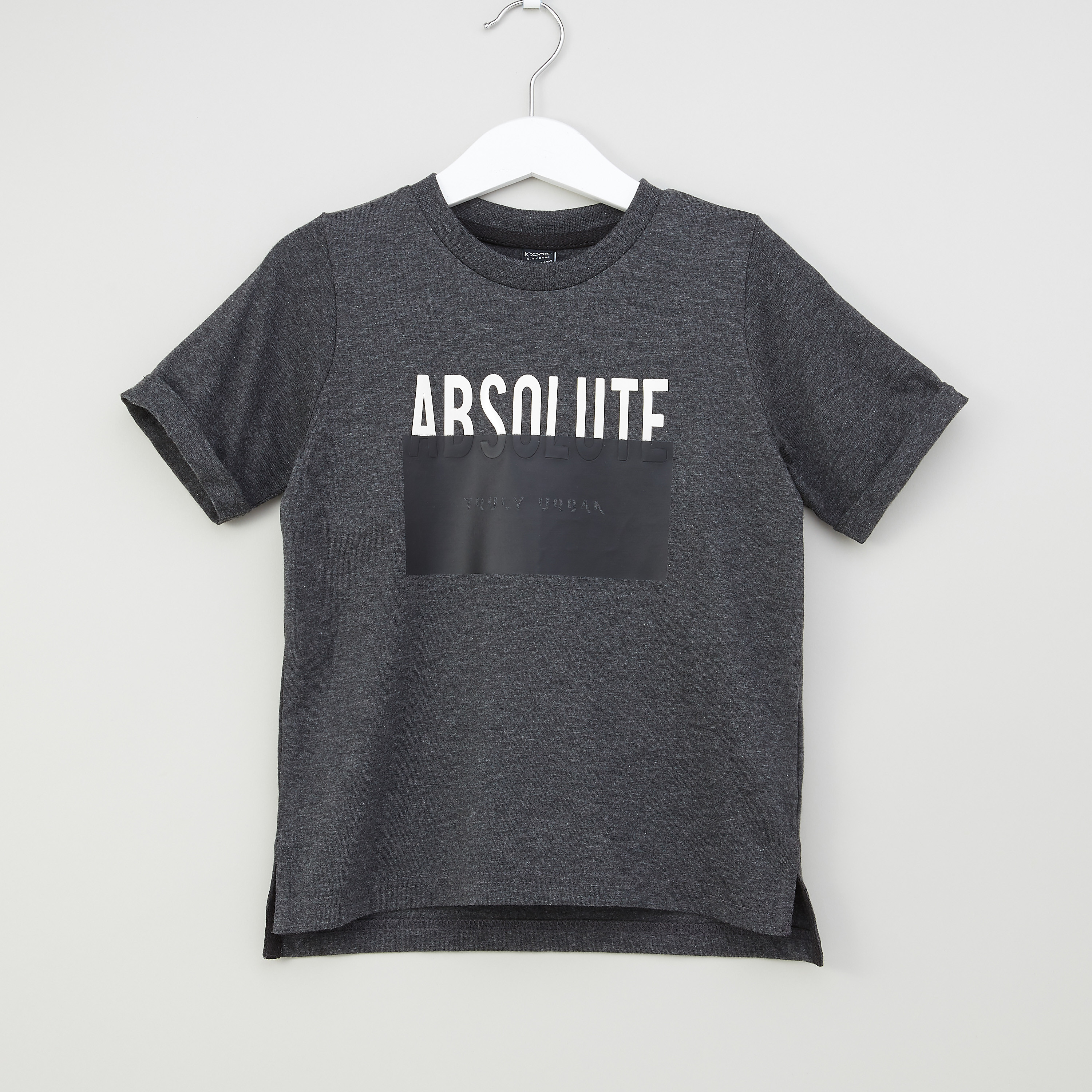 تيشيرت بياقة مستديرة وحوّاف غير مستوية مع طبعات جرافيك من ايكونيك-boys-clothing-tshirtsandpolos-image-1