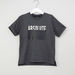 Iconic Graphic Printed T-shirt with Round Neck and High Low Hem-T Shirts-thumbnail-0