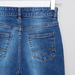 Iconic Distressed Denim Shorts with Pocket Detail-Pants-thumbnail-3