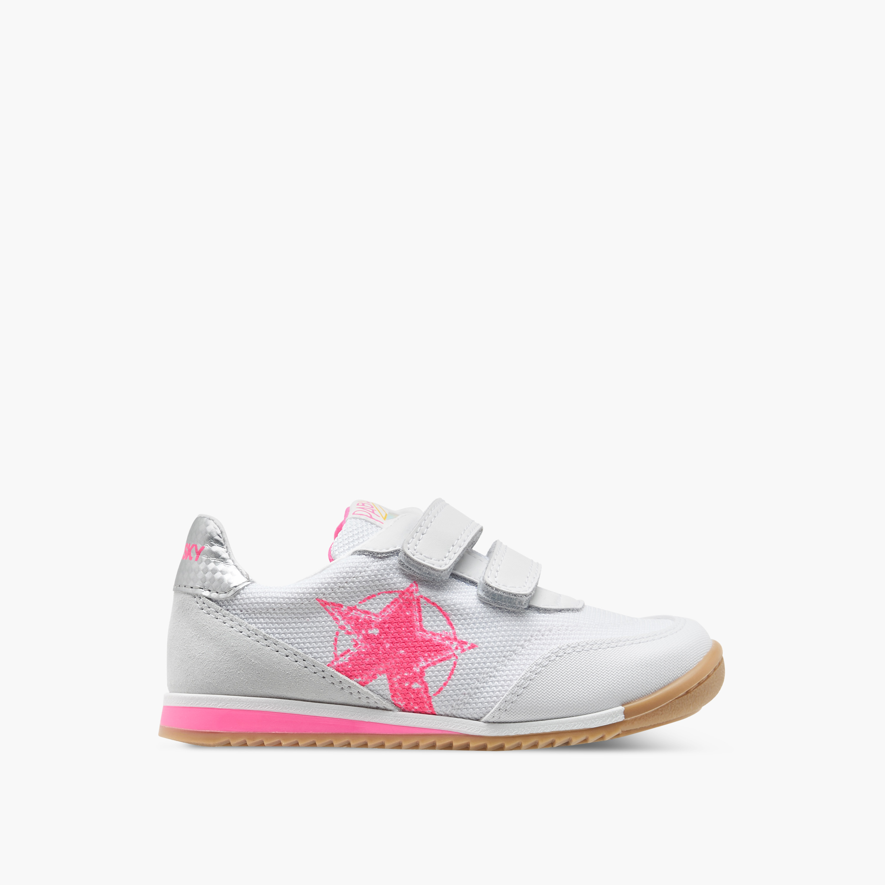 Pablosky Girls Logo Detail Hook & Loop Walking Shoes-girls-shoes-sneakers-image-3