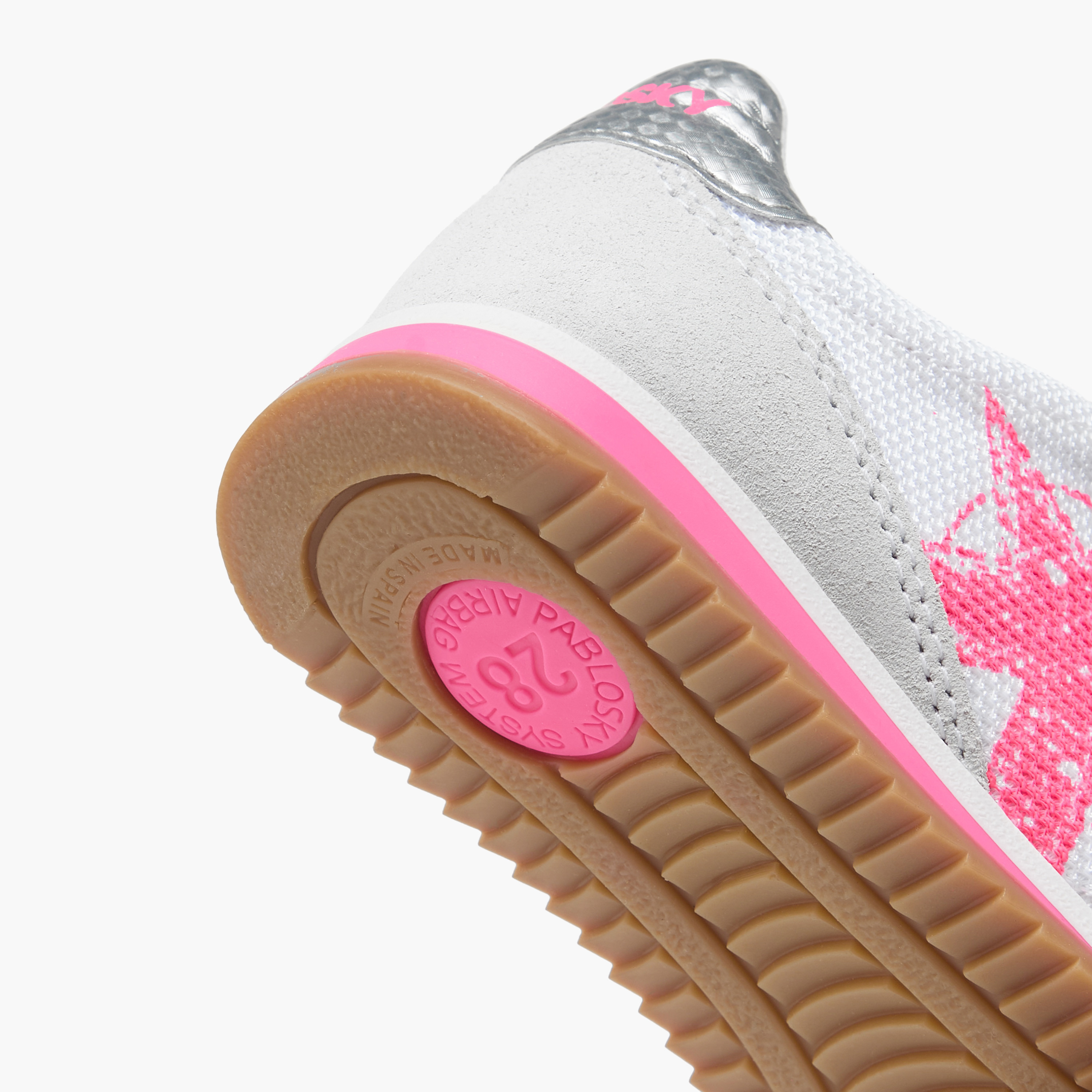 Pablosky Girls Logo Detail Hook & Loop Walking Shoes-girls-shoes-sneakers-image-5