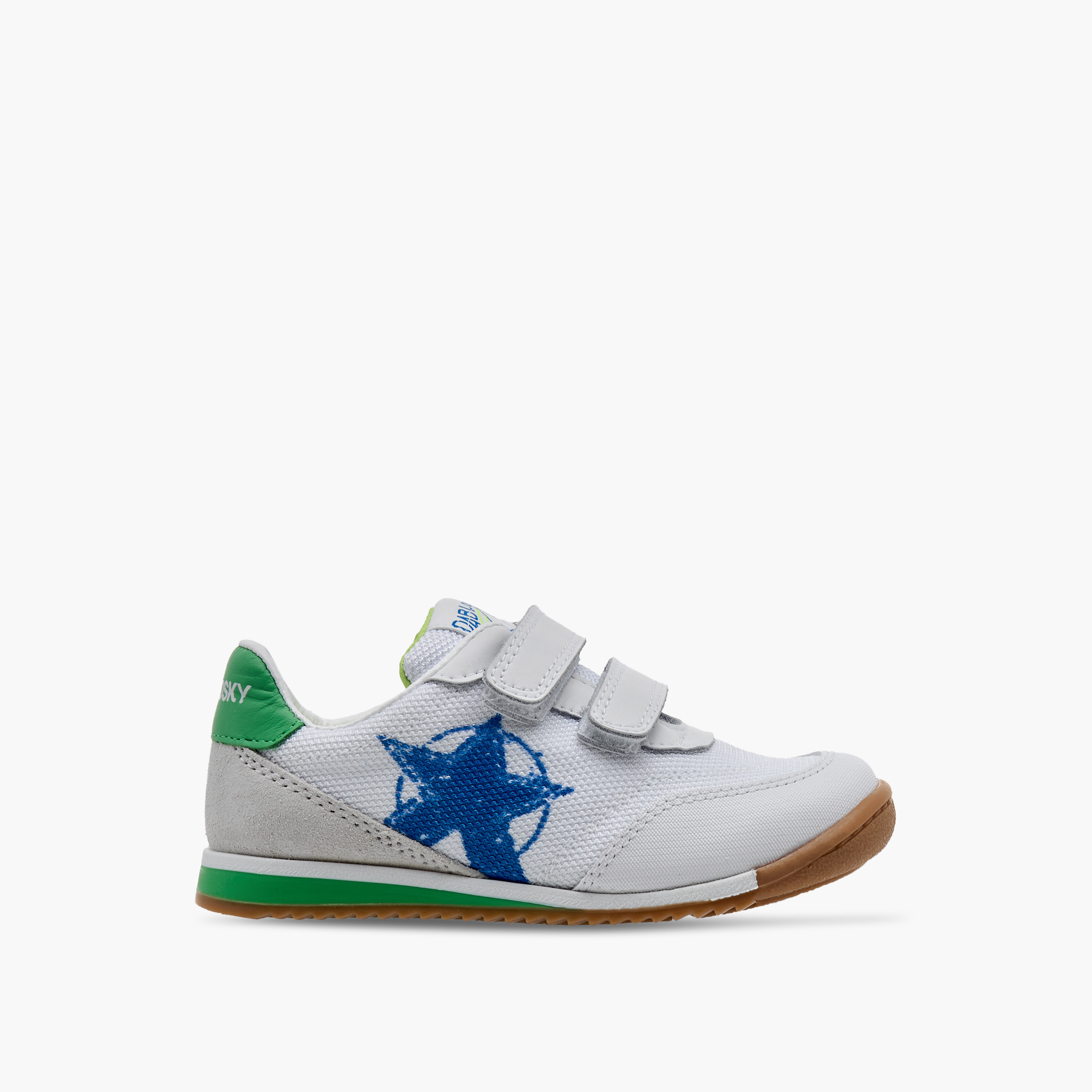 Pablosky Kids' Star Print Sneakers with Hook and Loop Closure-boys-shoes-sneakers-image-3