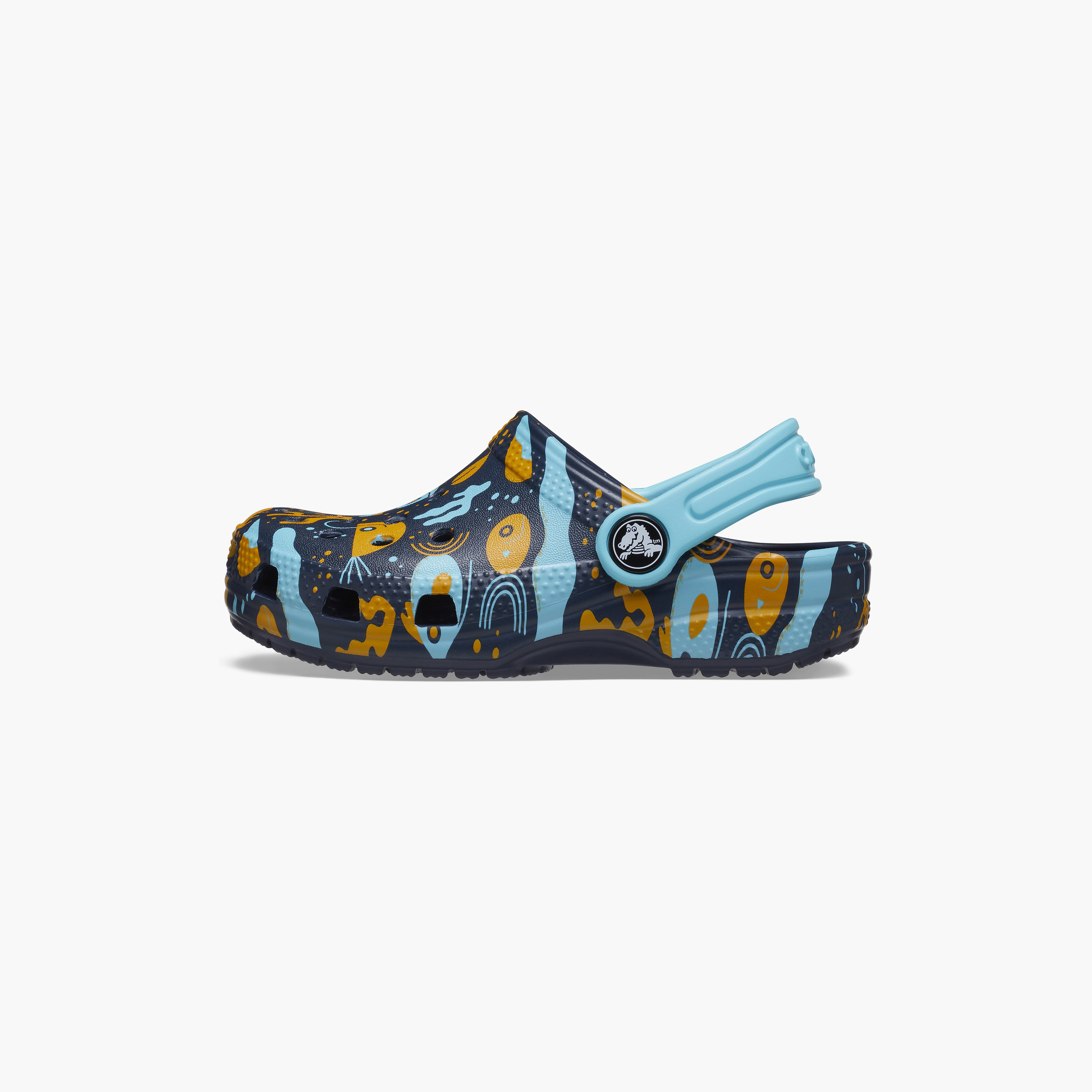 Crocs Toddlers Classic Island Escape Cut Out Details Clogs with Back Strap | 209039-4HQ-women-shoes-sandals-flats-image-4