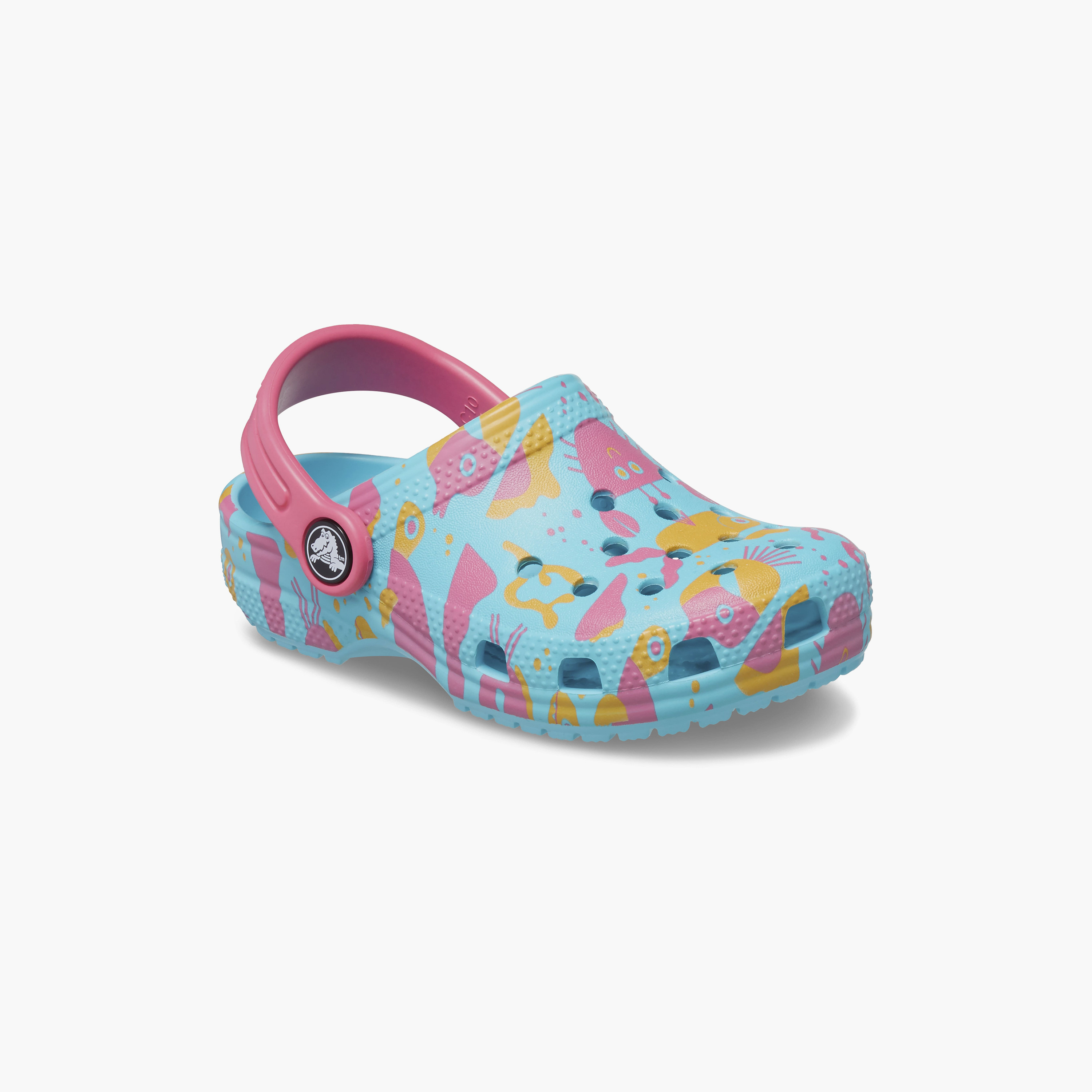 Crocs Toddlers Classic Island Escape Cut Out Details Clogs with Back Strap | 209039-4HQ-women-shoes-sandals-flats-image-8