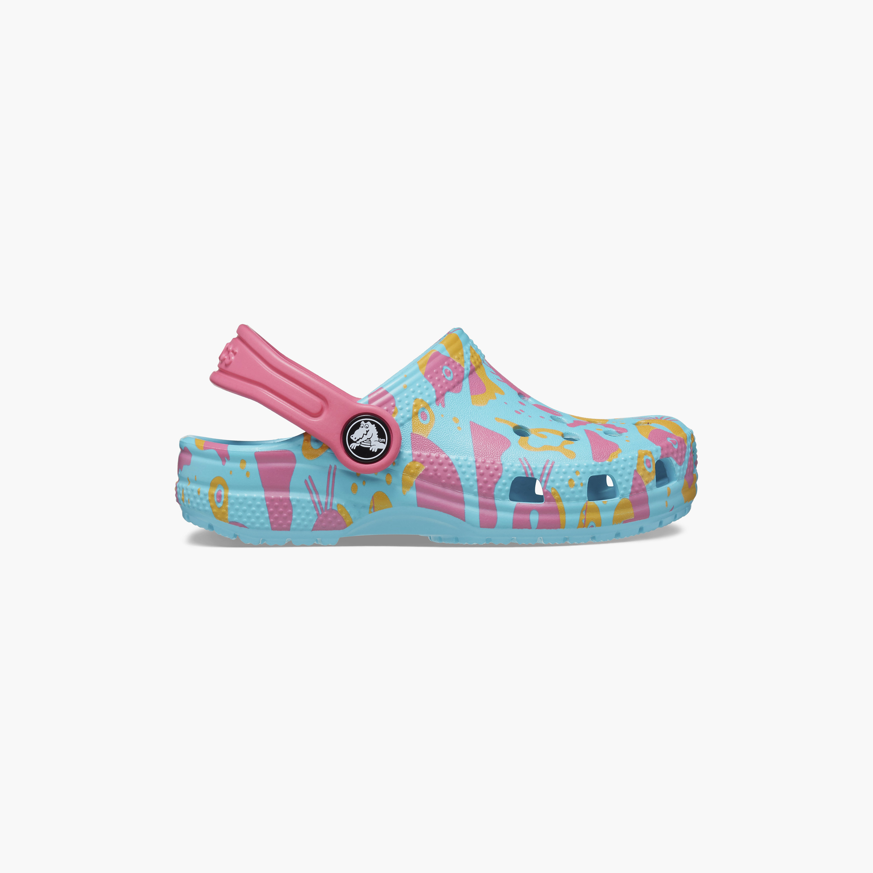 Crocs Toddlers Classic Island Escape Cut Out Details Clogs with Back Strap | 209039-4HQ-women-shoes-sandals-flats-image-9