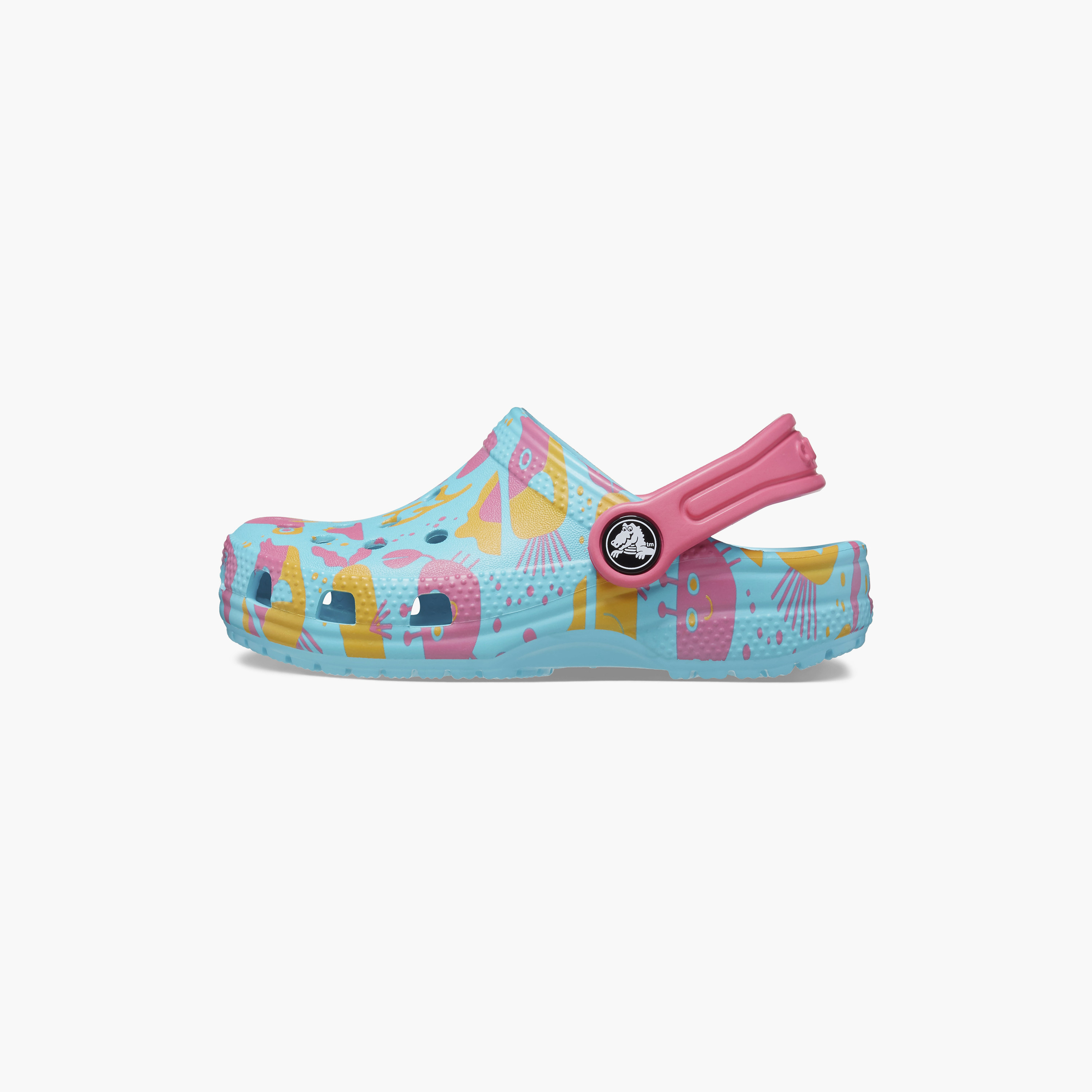 Crocs Toddlers Classic Island Escape Cut Out Details Clogs with Back Strap | 209039-4HQ-women-shoes-sandals-flats-image-10