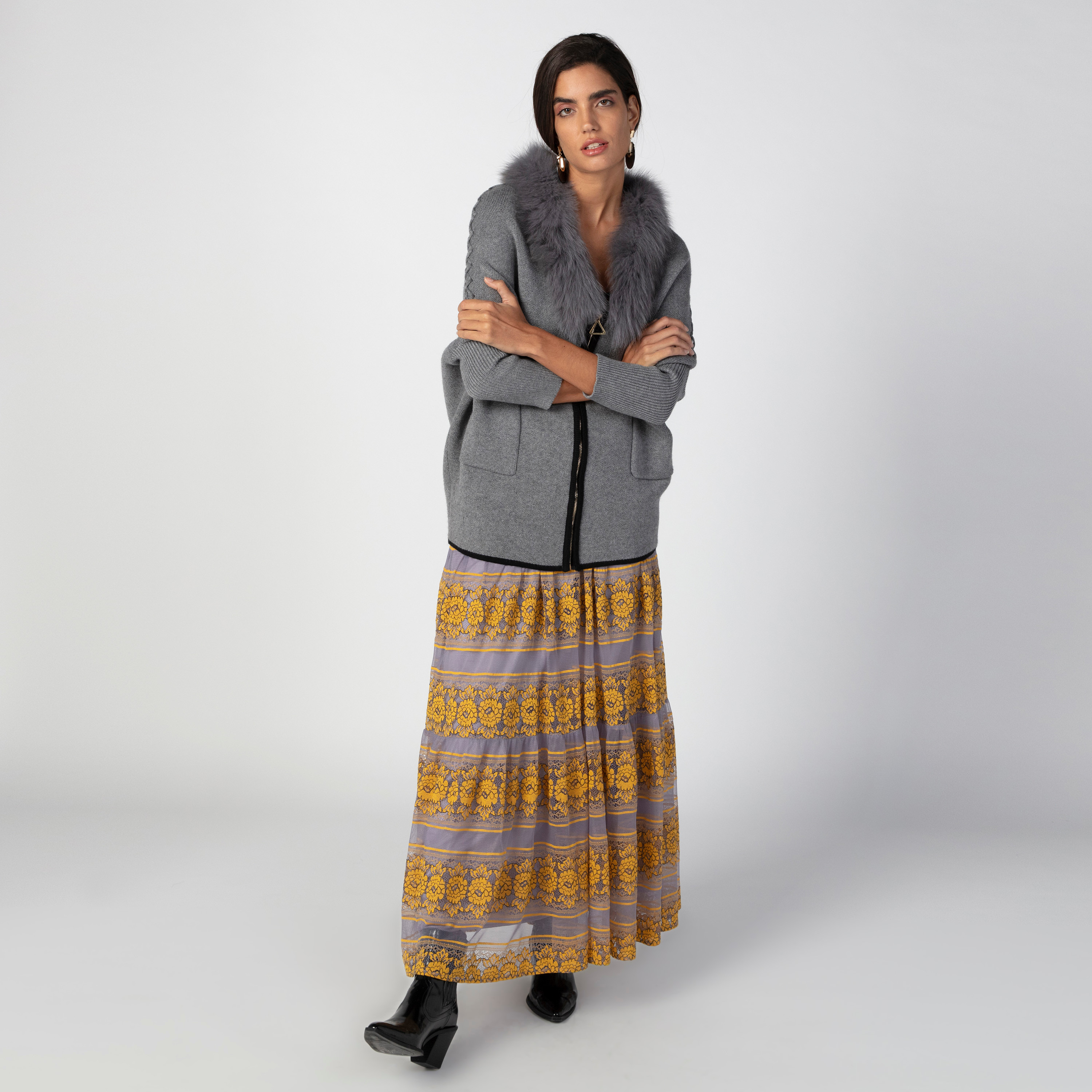 Iconic Floral Printed Maxi A-line Skirt with Elasticised Waistband-women-clothing-skirts-image-2