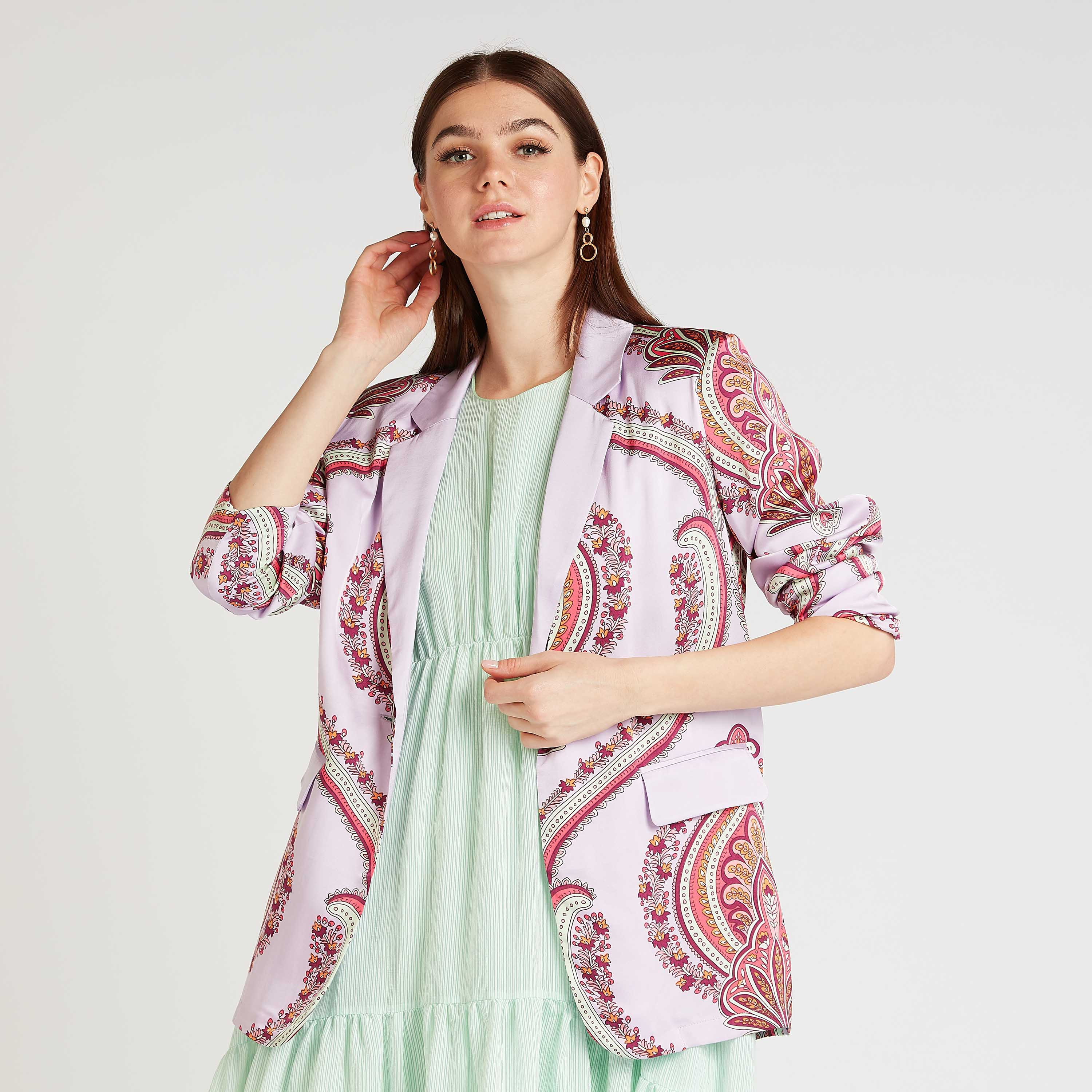 Paisley print outlet jacket