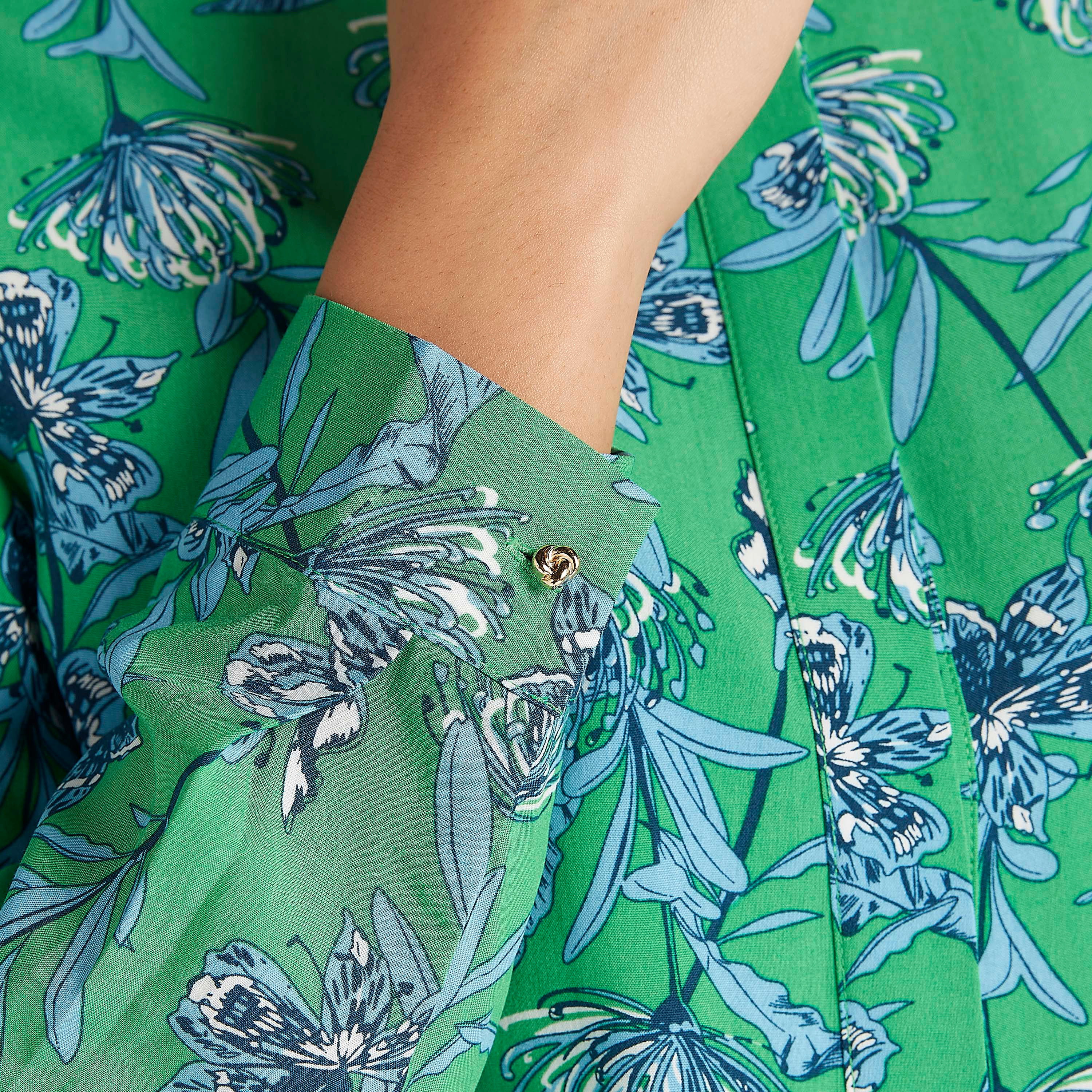 Iconic Floral Print Longline Top with Long Sleeves-women-clothing-shirtsandblouses-blouses-image-3