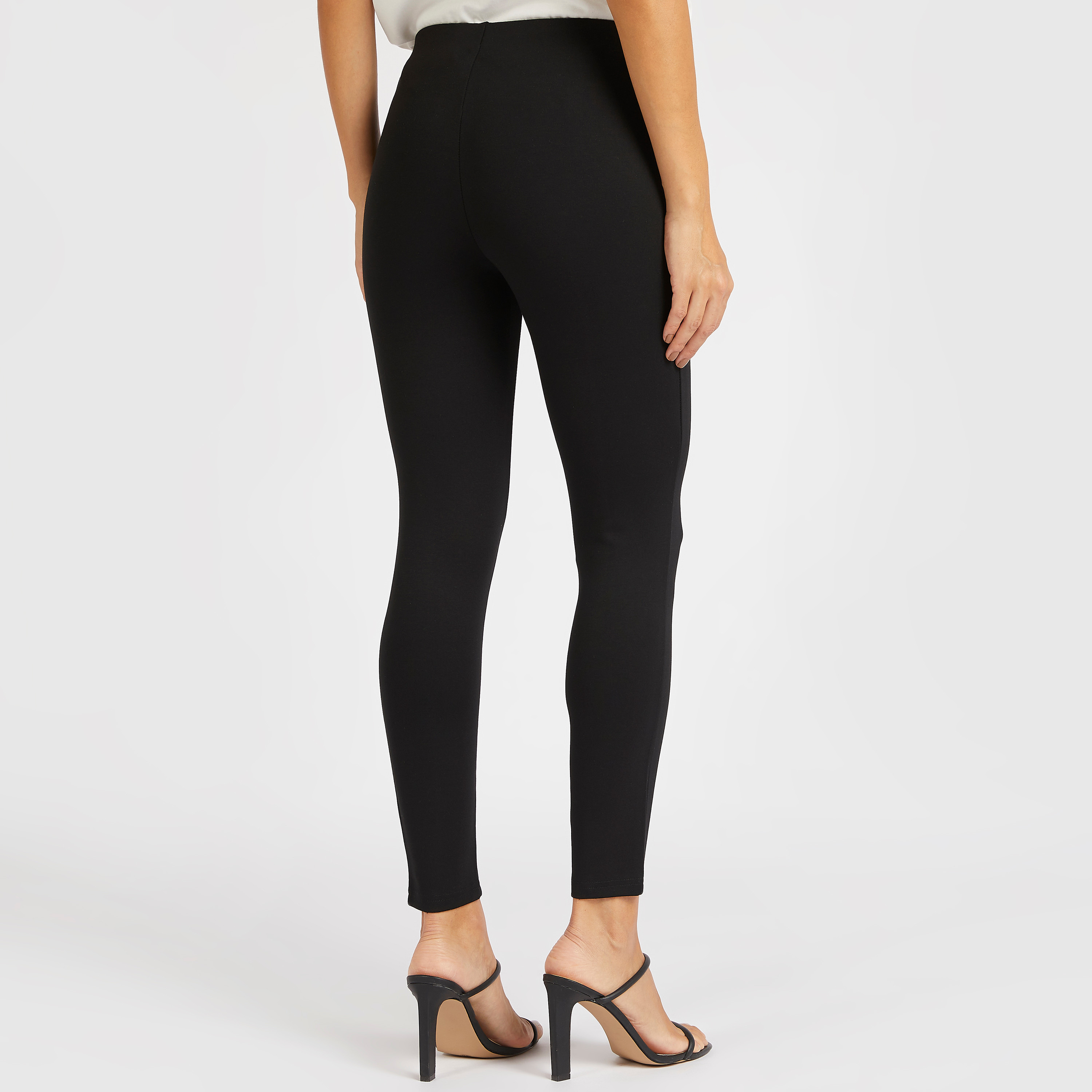 Iconic Slim Fit High-Rise Treggings with Zipper Pockets-women-clothing-bottoms-leggings-image-4
