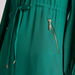Iconic Solid A-line Maxi Dress with Mandarin Collar and Long Sleeves-Dresses-thumbnail-5