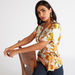 Iconic Floral Print Wrap Top with Waist Tie-Ups-Shirts & Blouses-thumbnail-0