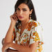 Iconic Floral Print Wrap Top with Waist Tie-Ups-Shirts & Blouses-thumbnail-5