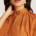 Iconic Embroidered Midi Dress with Tie Ups and Pockets-Dresses-thumbnailMobile-2