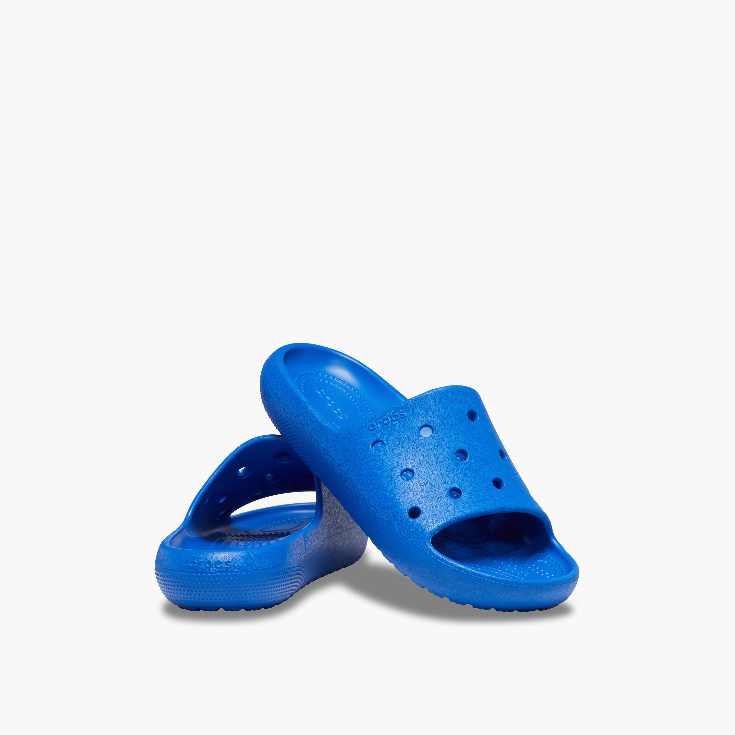 Crocs Unisex Slip On Classic Slide v2 Slides | 209401-4KZ-women-shoes-flipflopsandslides-image-1