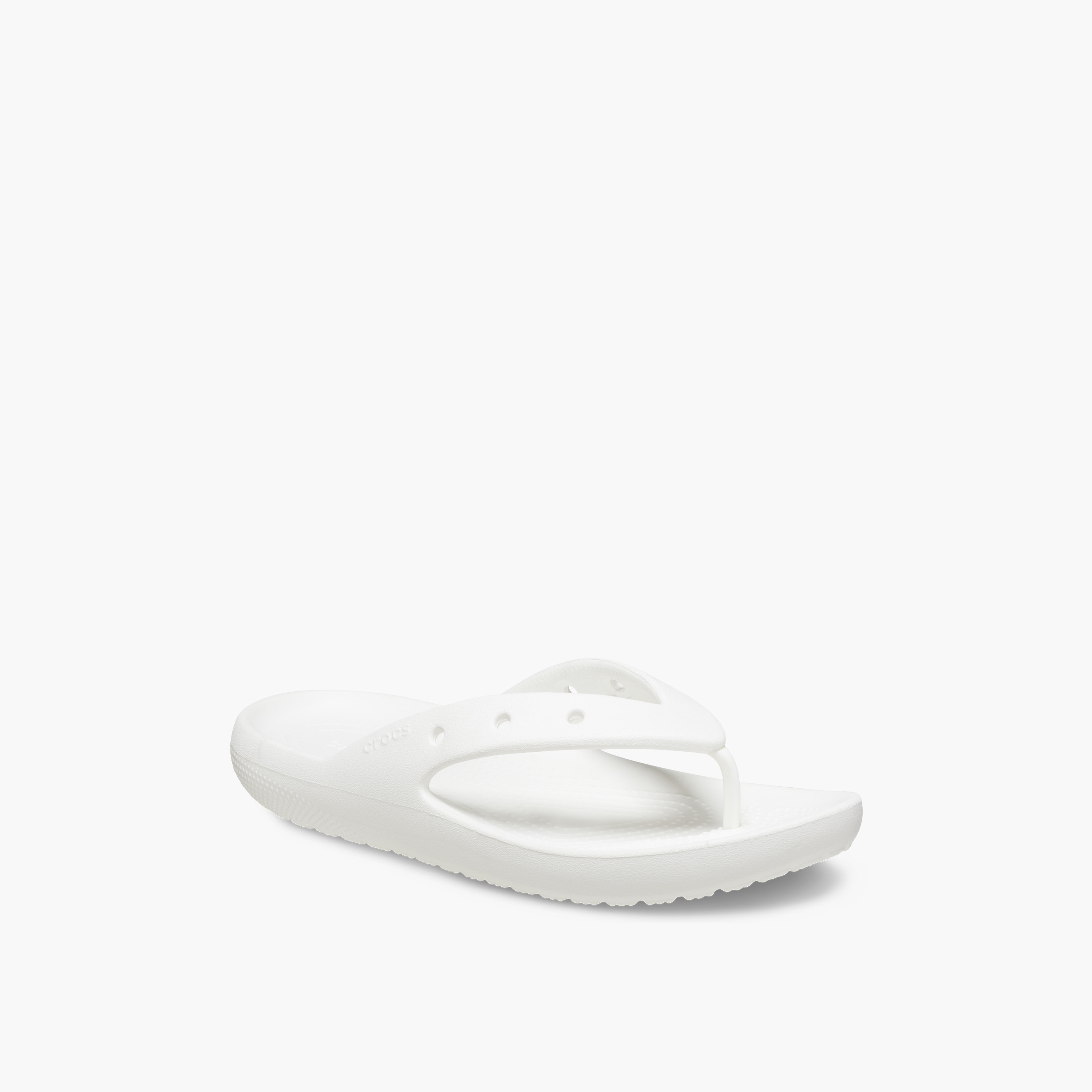 Crocs Women's Slip On Classic Flip v2 Thong Slippers | 209402-100-men-shoes-flipflopsandslides-image-3