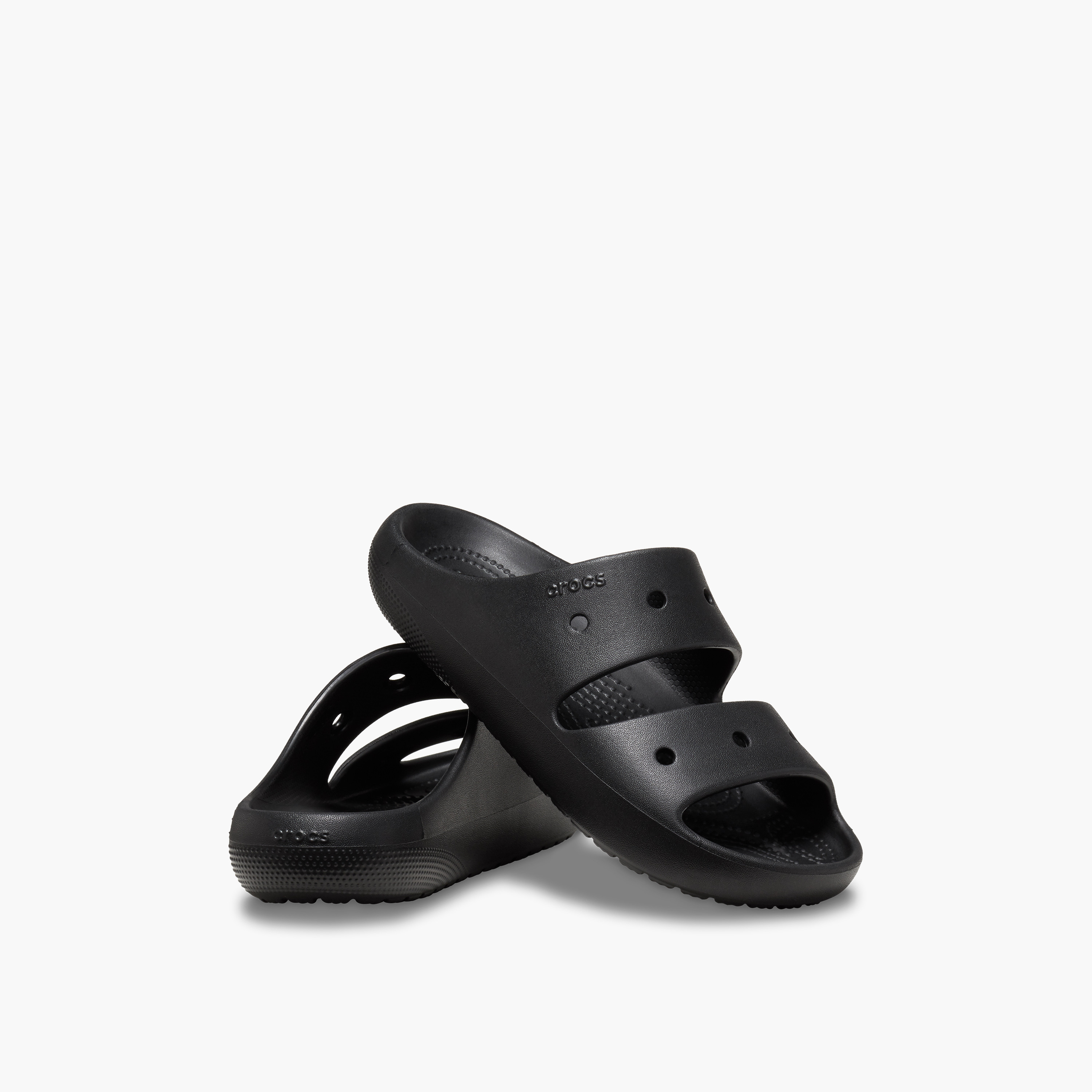 Crocs Unisex Slip On Classic Sandal v2 Slide Sandals | 209403-001-women-shoes-sandals-flats-image-1