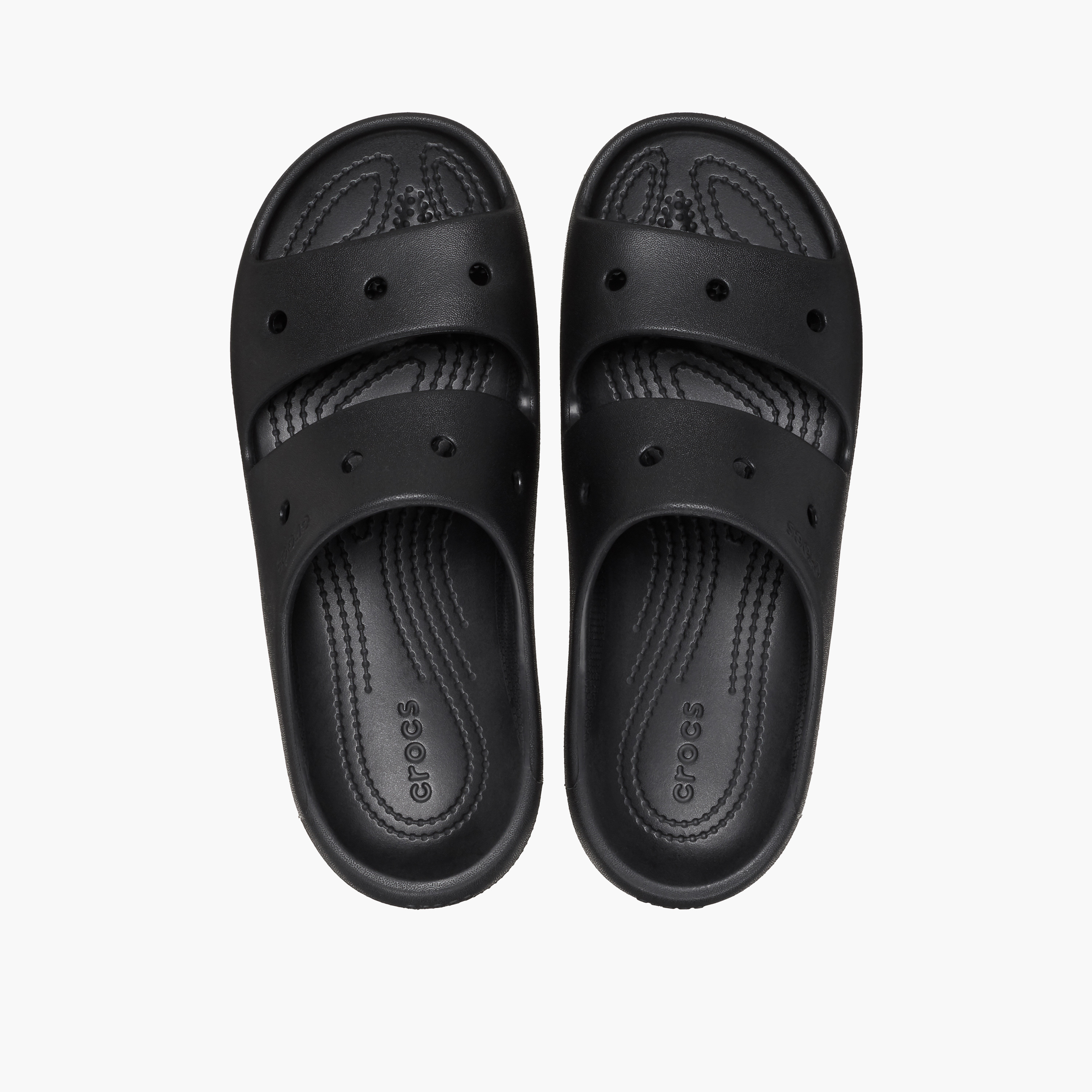 Crocs Unisex Slip On Classic Sandal v2 Slide Sandals | 209403-001-women-shoes-sandals-flats-image-2