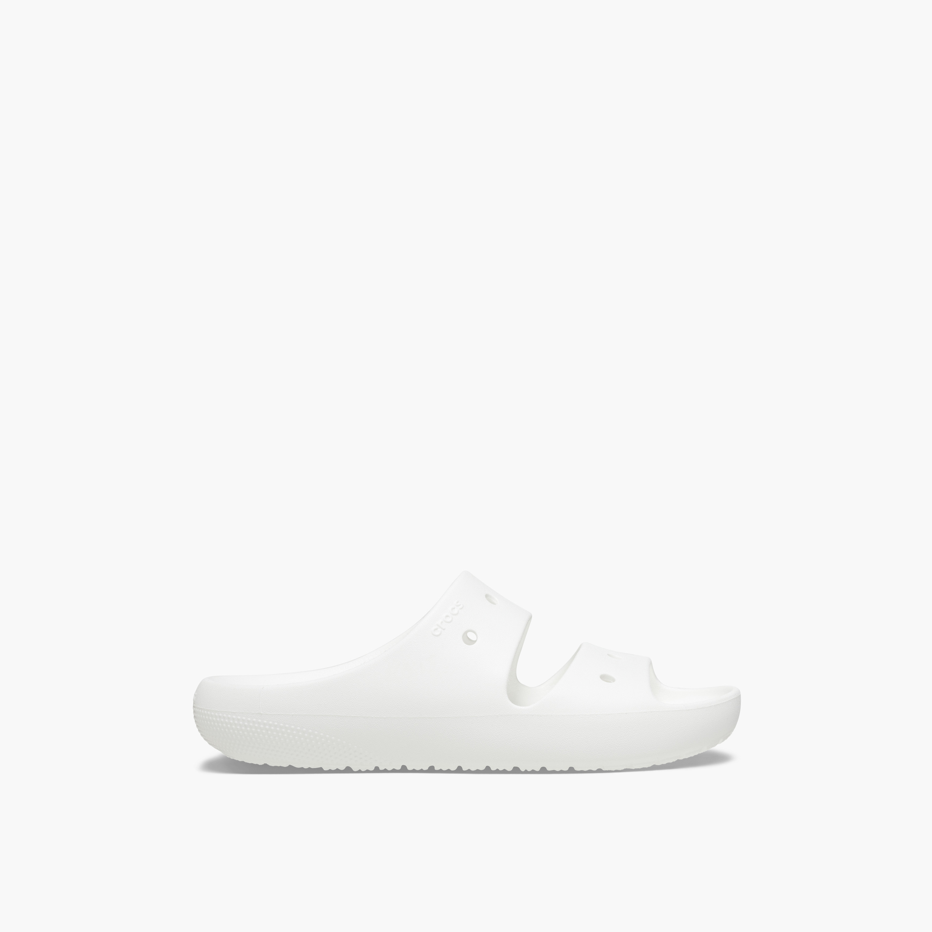 Crocs Unisex Slip On Classic v2 Slide Sandals | 209403-100-women-shoes-sandals-flats-image-5
