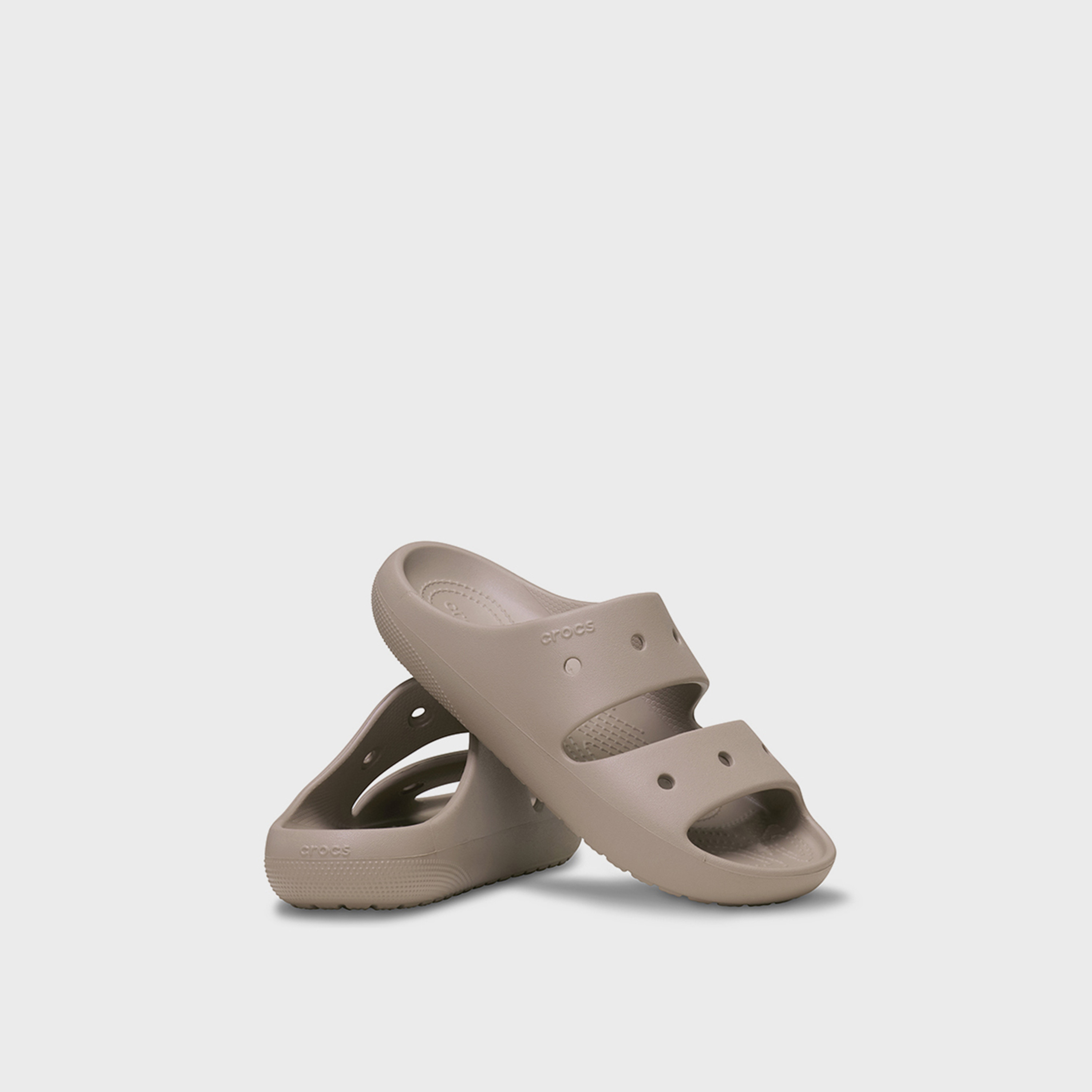 Crocs Unisex Slip On Classic Crocs V2 Slide Sandals | 209403-214-women-shoes-sandals-flats-image-1