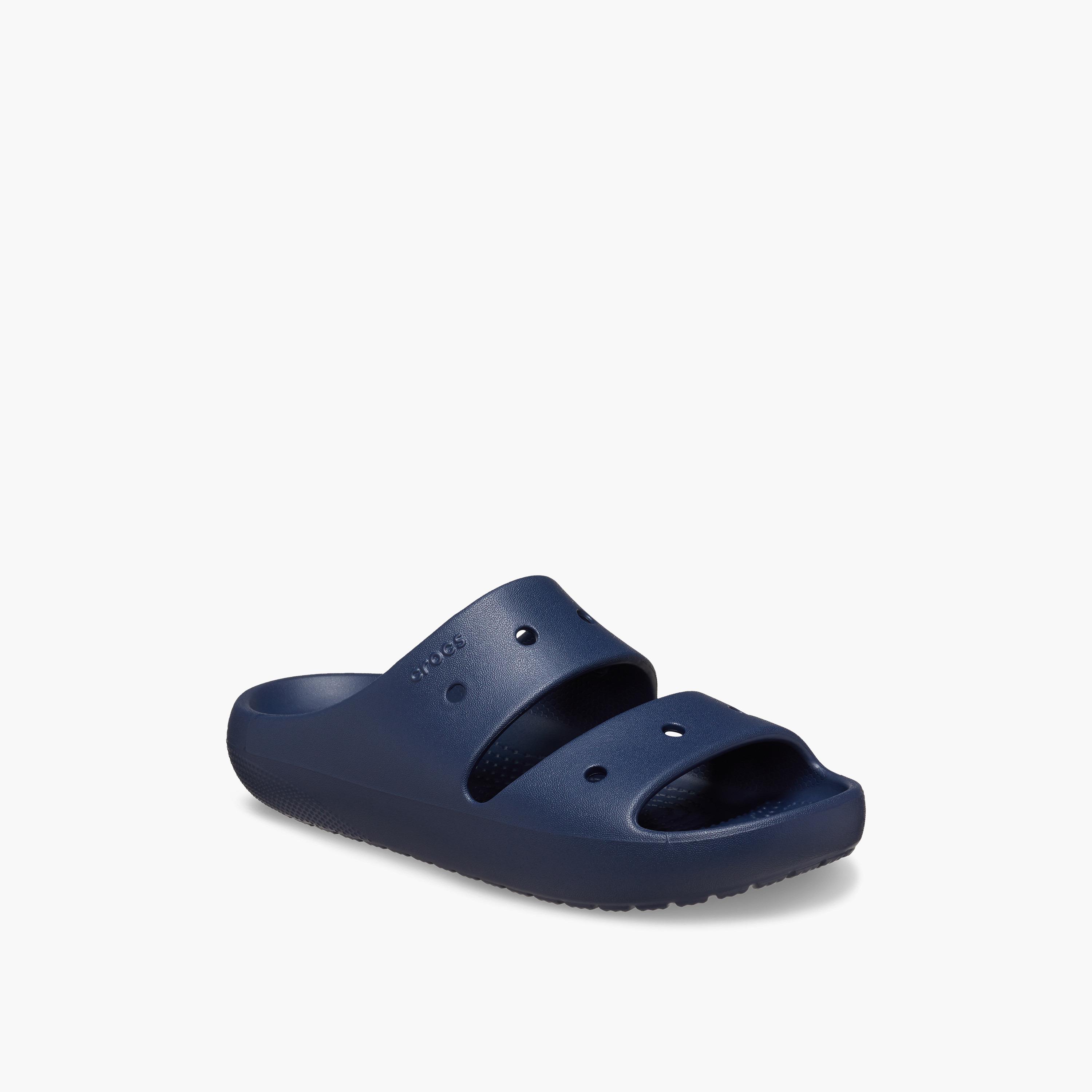 Crocs Unisex Slip On Classic v2 Slide Sandals | 209403-410-women-shoes-sandals-flats-image-3