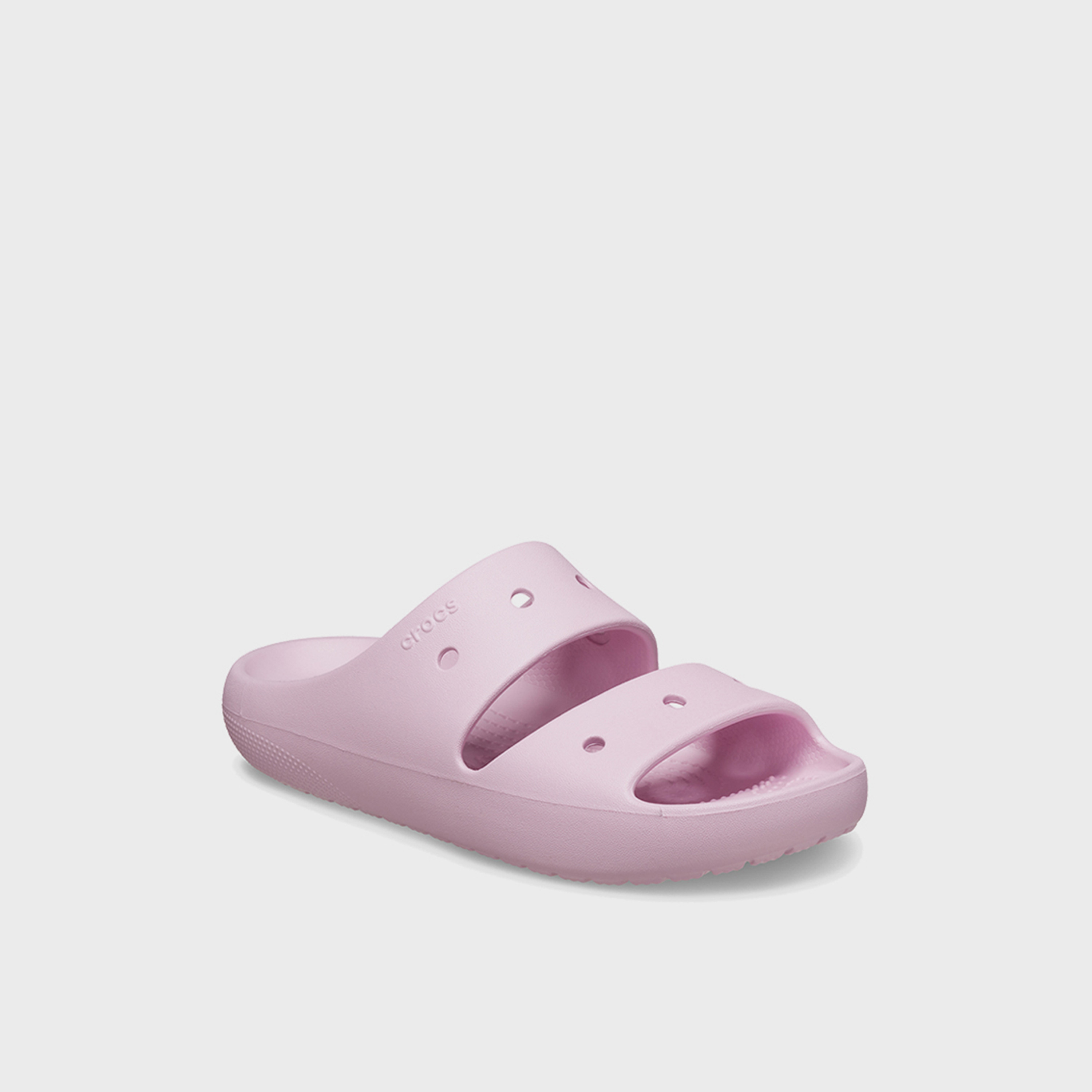 Crocs Women's Slip-On Classic V2 Slide Flat Sandals | 209403-5BX-women-shoes-sandals-flats-image-3