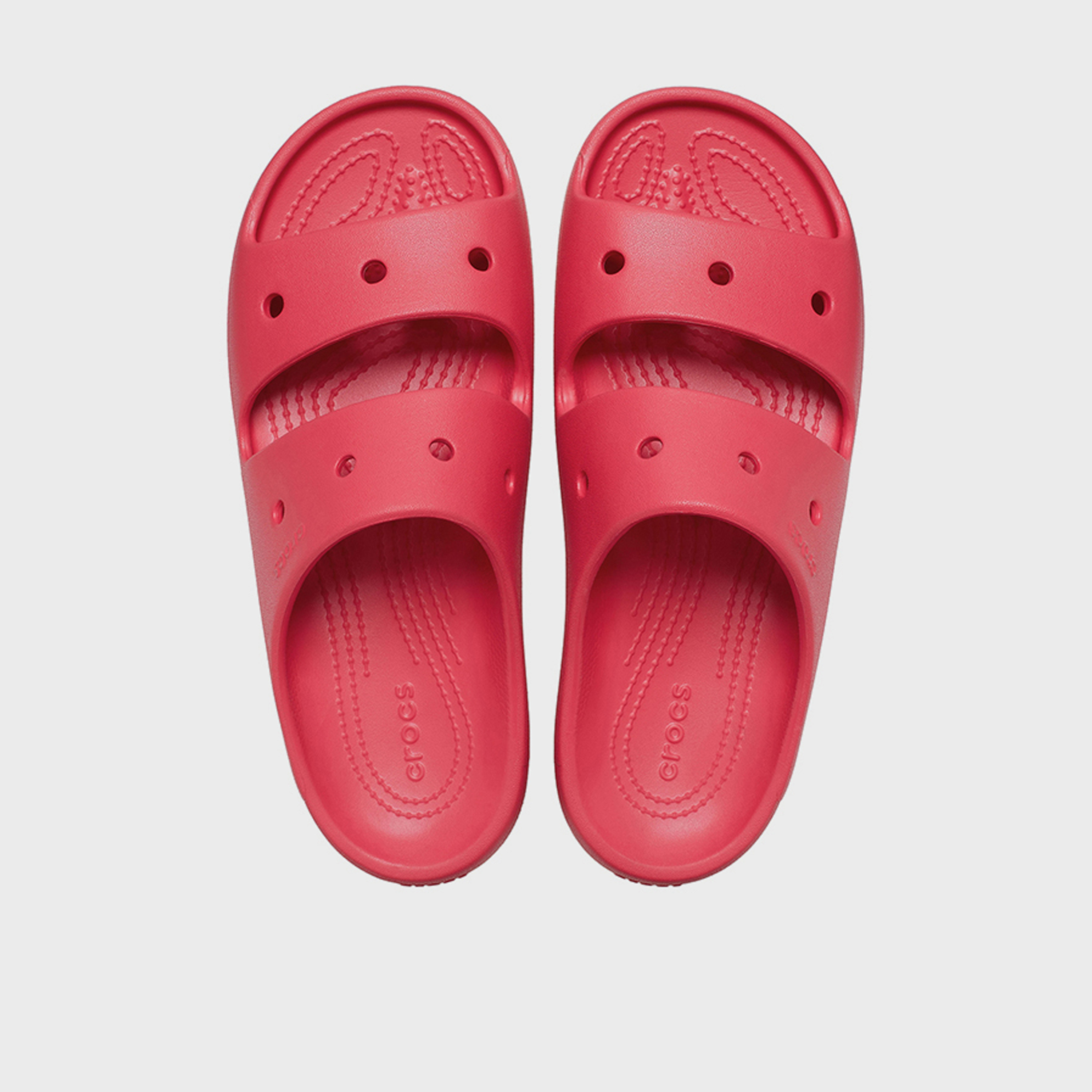 Crocs Women's Slip-On Classic V2 Slide Flat Sandals | 209403-7AQ-women-shoes-sandals-flats-image-2