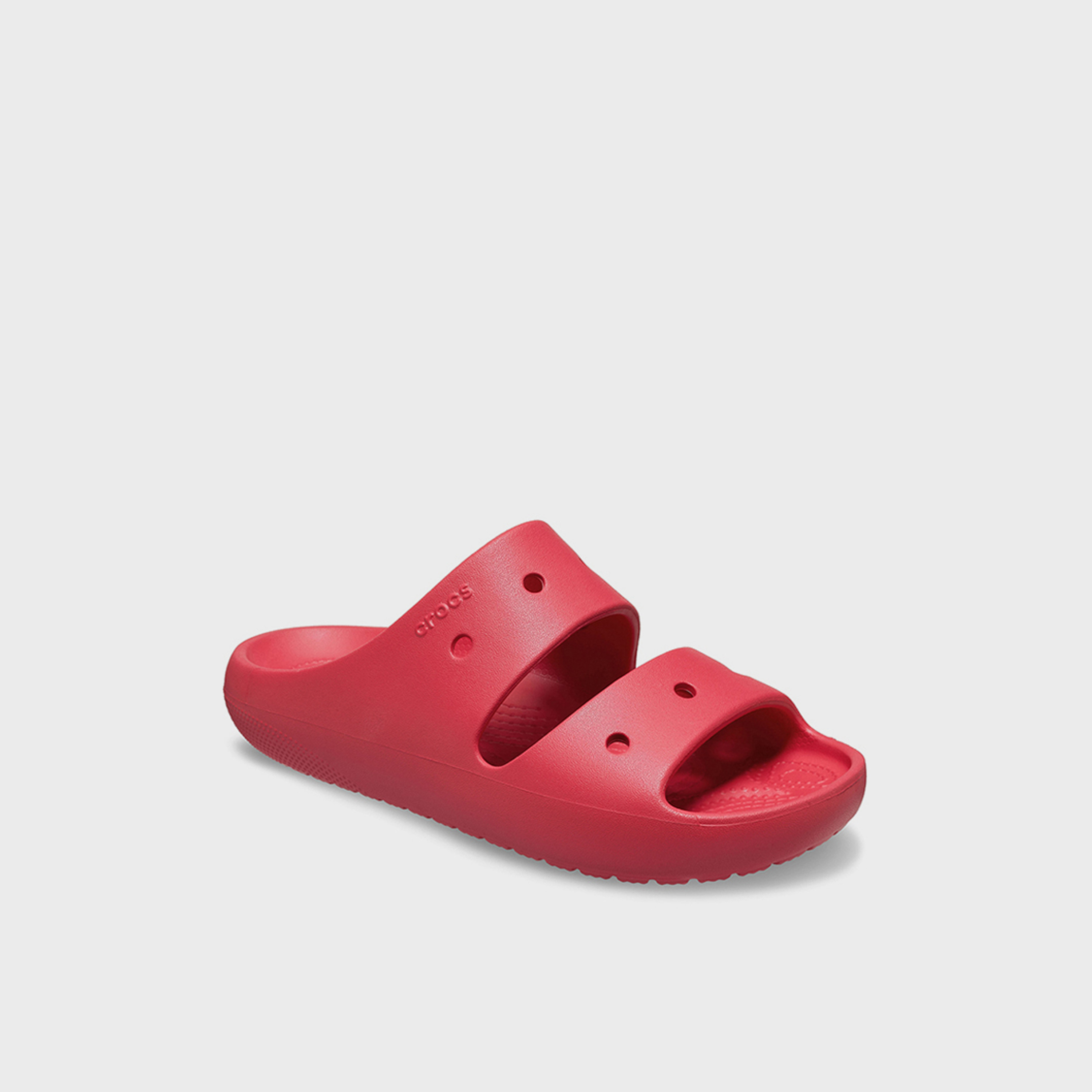 Crocs Women's Slip-On Classic V2 Slide Flat Sandals | 209403-7AQ-women-shoes-sandals-flats-image-3