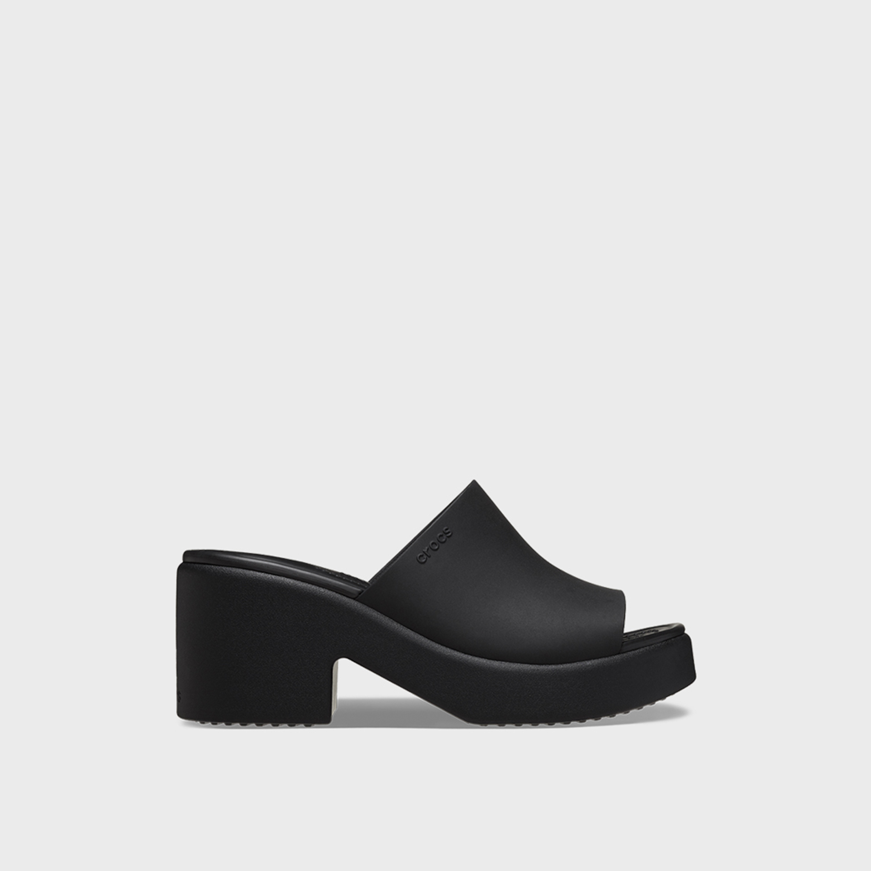 Crocs Women's Slip On Brooklyn Slide Block Heels | 209408-060-women-shoes-heels-image-5