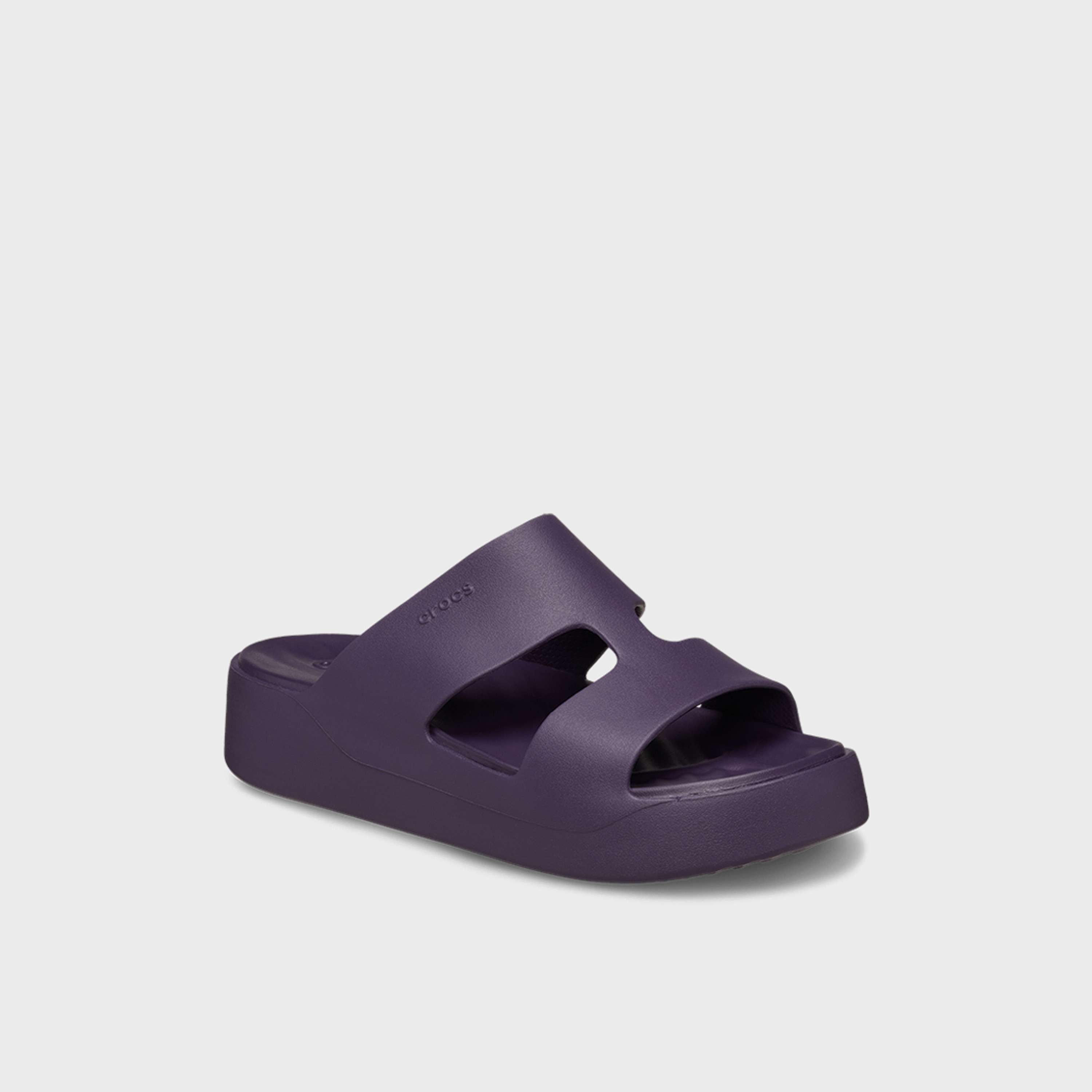 Crocs Women's Slip On Getaway Platform H-Strap Slide Sandals | 209409-5AS-women-shoes-sandals-flats-image-5