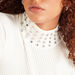 Iconic Embellished Sweater with Long Sleeves and High Neck-Sweaters-thumbnail-2