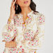 Iconic Printed Maxi Dress with Long Sleeves and Gathered Hem-Dresses-thumbnailMobile-2