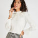 Iconic Solid High Neck Top with Ruffle Detail and Long Sleeves-Shirts and Blouses-thumbnailMobile-4