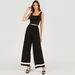 Iconic Textured Palazzos with Contrast Edge Detail and Pockets-Pants-thumbnailMobile-1