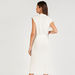 Iconic Solid Midi Shirt Dress with Cap Sleeves and Waist Tie-Ups-Dresses-thumbnailMobile-3