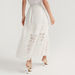 Iconic Lace A-line Maxi Skirt with Elasticated Waistband-Skirts-thumbnailMobile-3