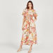 Iconic Floral Print Midi A-line Dress with Pockets and Cut-Out Detail-Dresses-thumbnailMobile-5