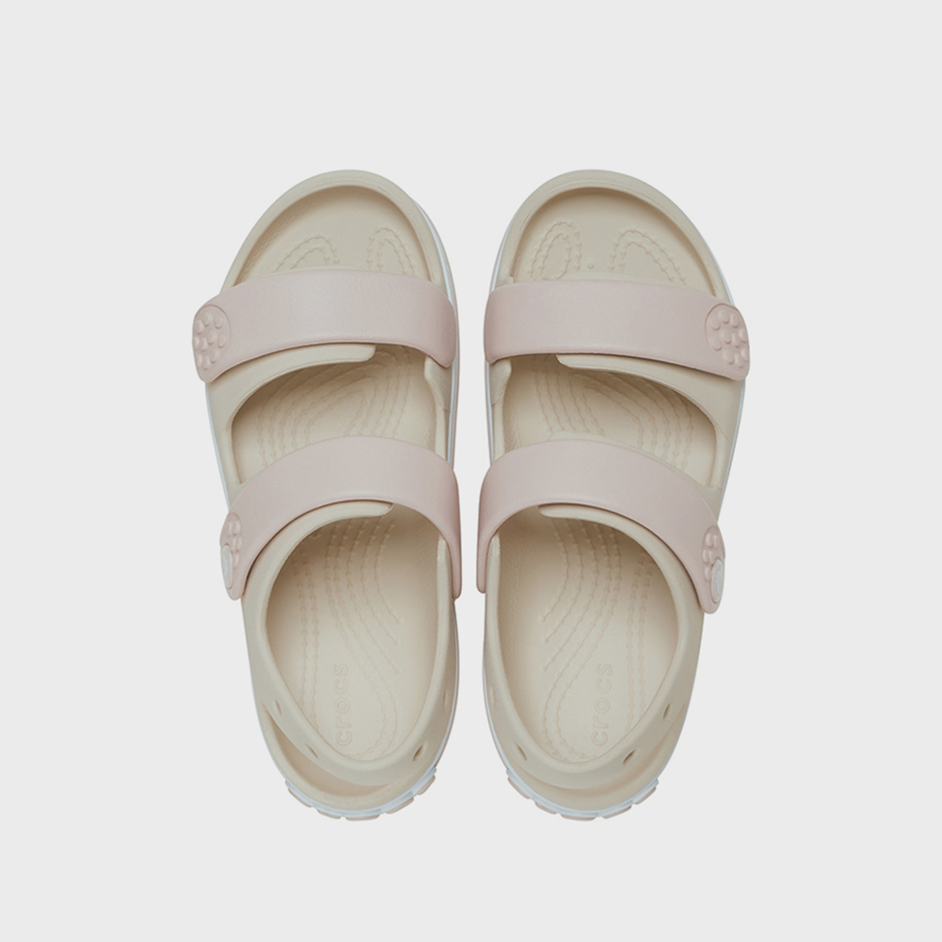 كروكس صندل كروكباند كروزر للأطفال بشريط فيلكرو سهل الارتداء | 209423-0LH-girls-shoes-sandals-image-2