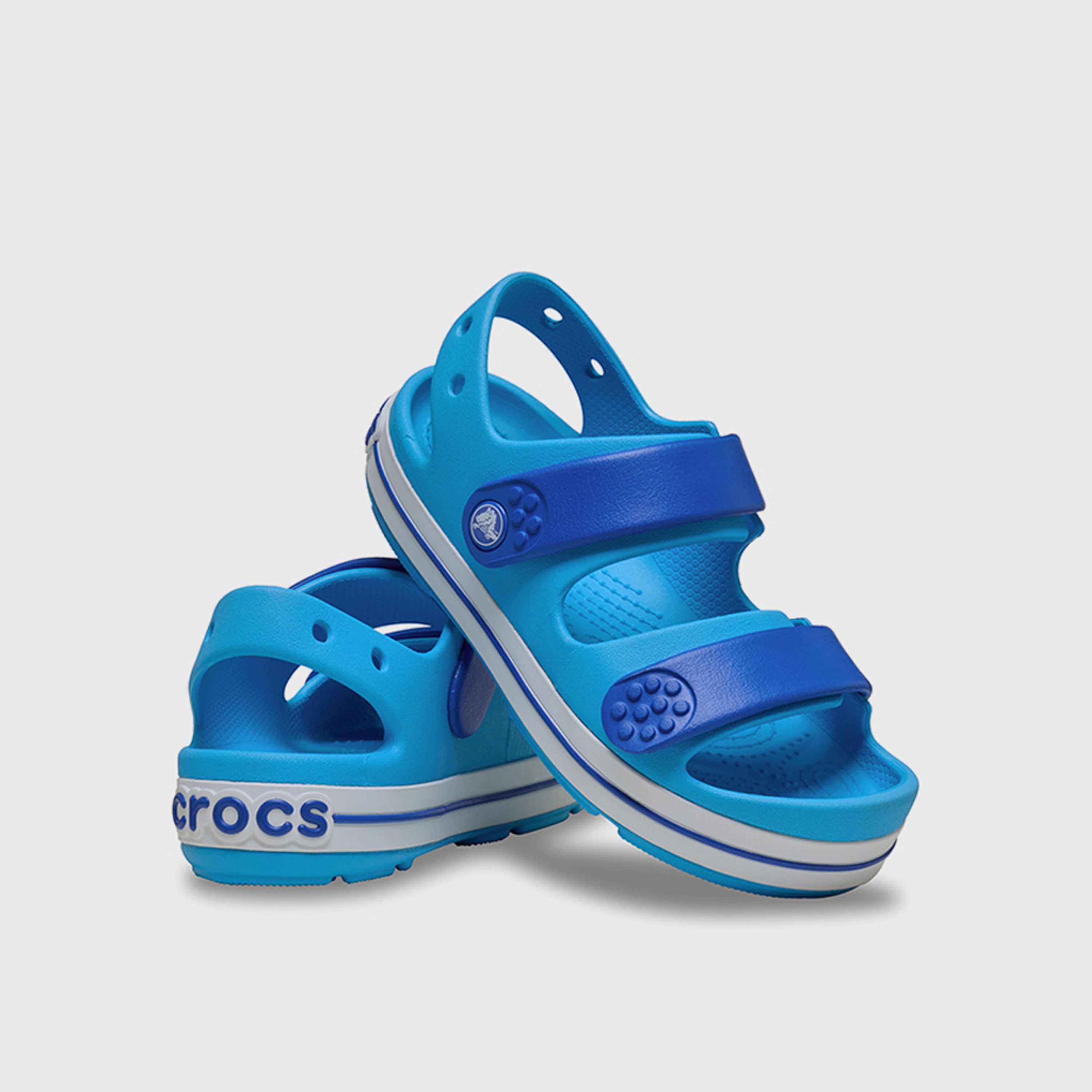 Crocs Boy's Hook & Loop Crocband Cruiser Strap Sandals | 209423-4MO-boys-shoes-sandals-image-1