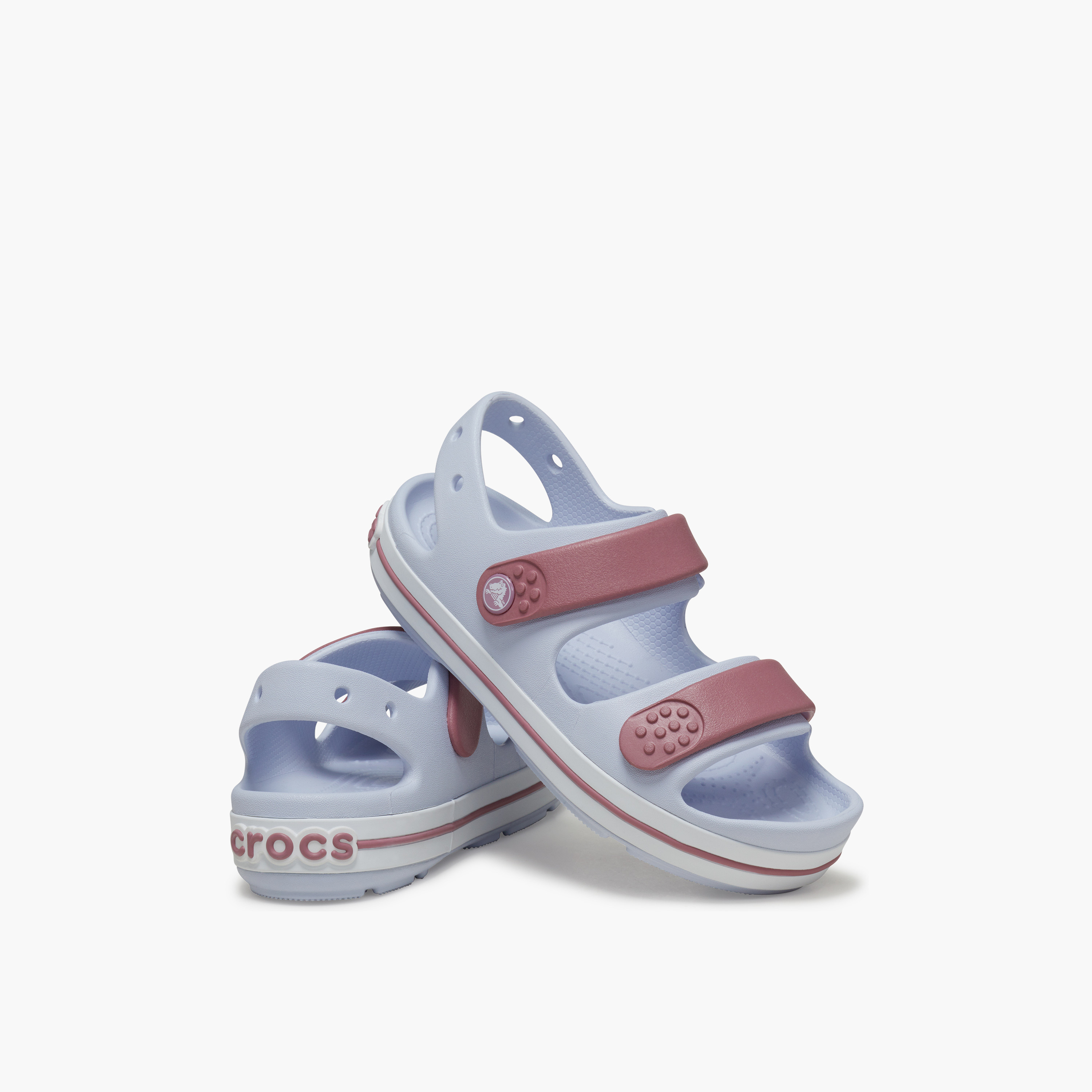 صندل كروكس للأطفال سليب أون كروكباند كروسباند كروزر كيه ستراب | 209423-5AH-girls-shoes-sandals-image-1