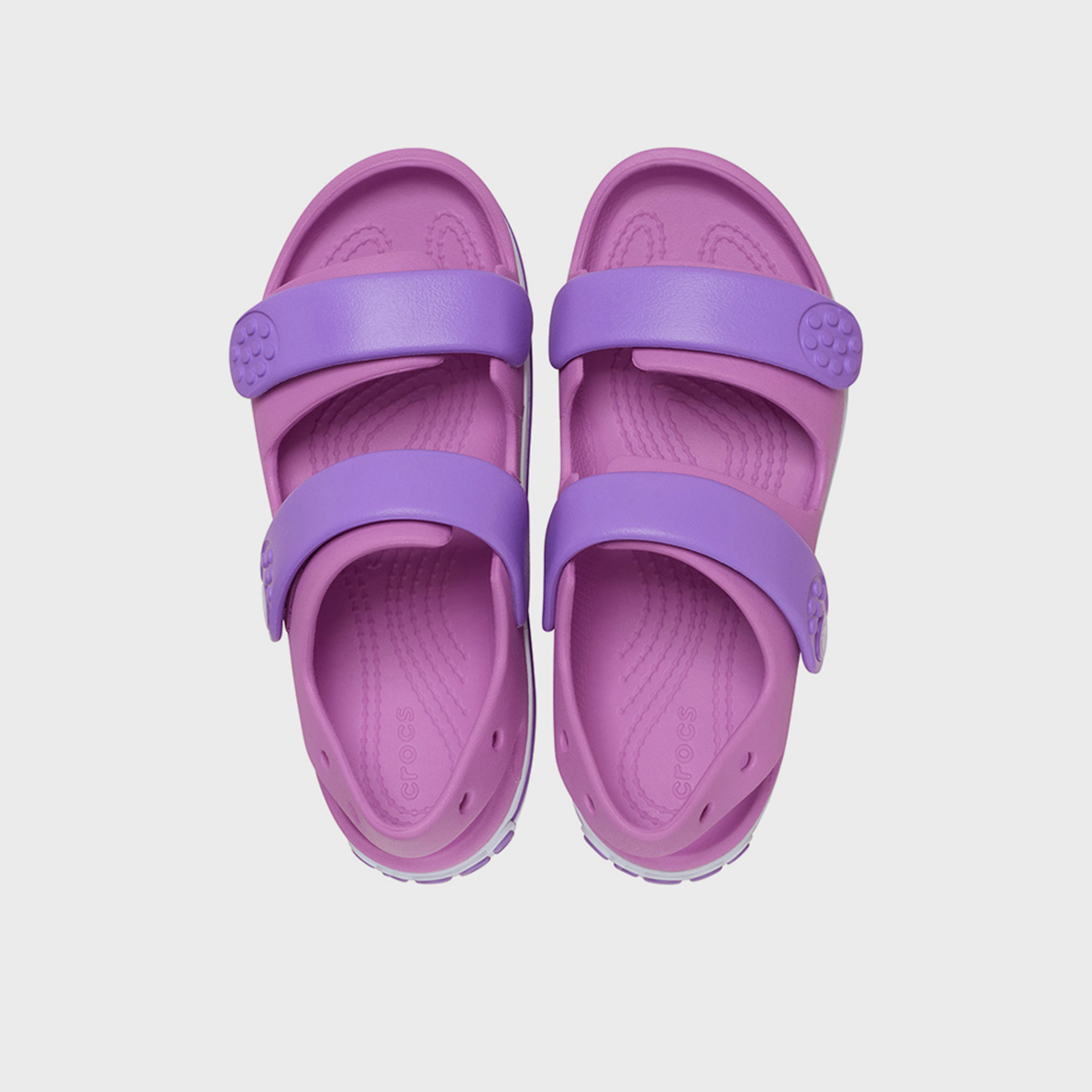 كروكس - صندل بناتي بحزام كروكباند لاصق | 209423-6WQ-girls-shoes-sandals-image-2