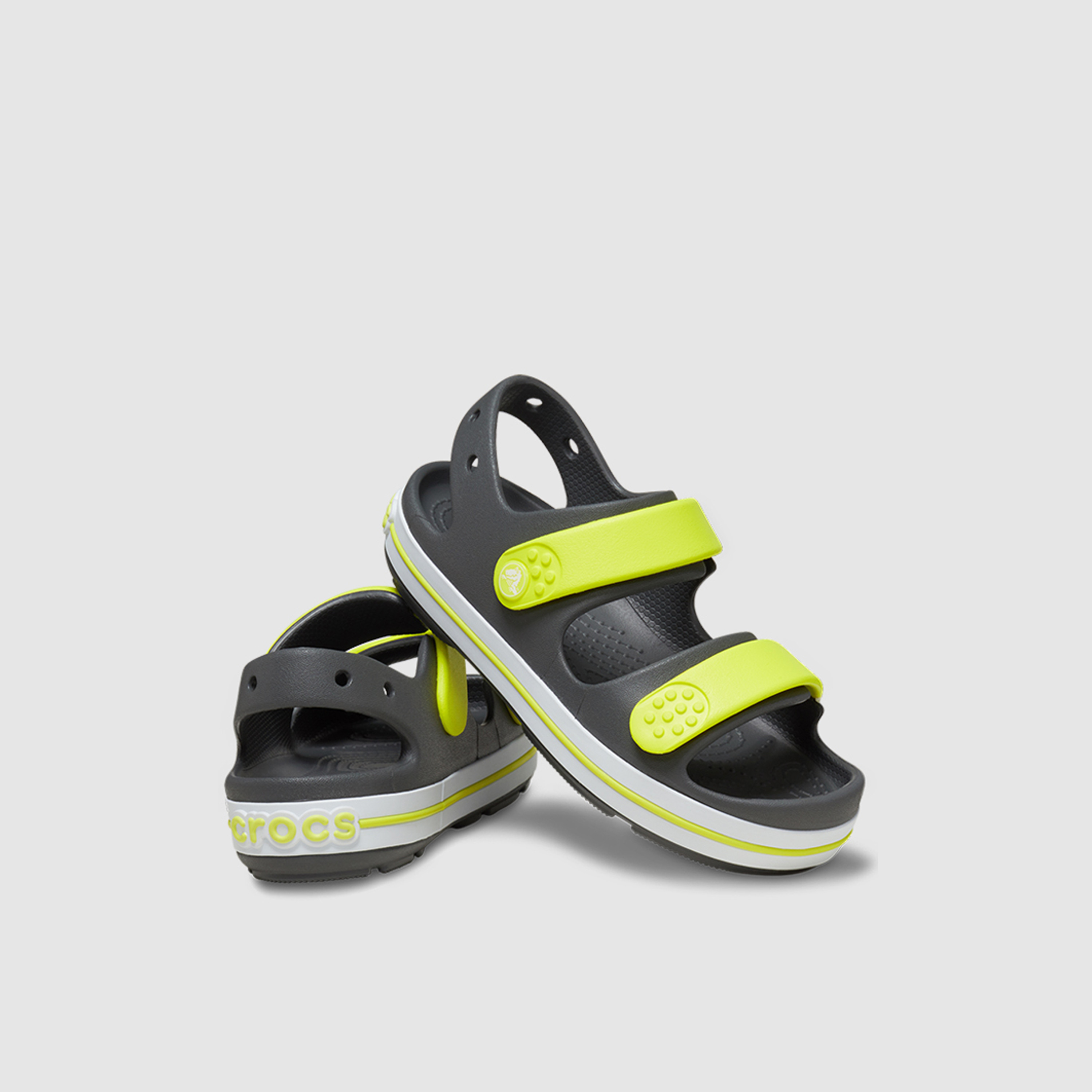 كروكس - صندل للأطفال بحزام لاصق كروكباند كروزر | 209424-1NJ-girls-shoes-sandals-image-1