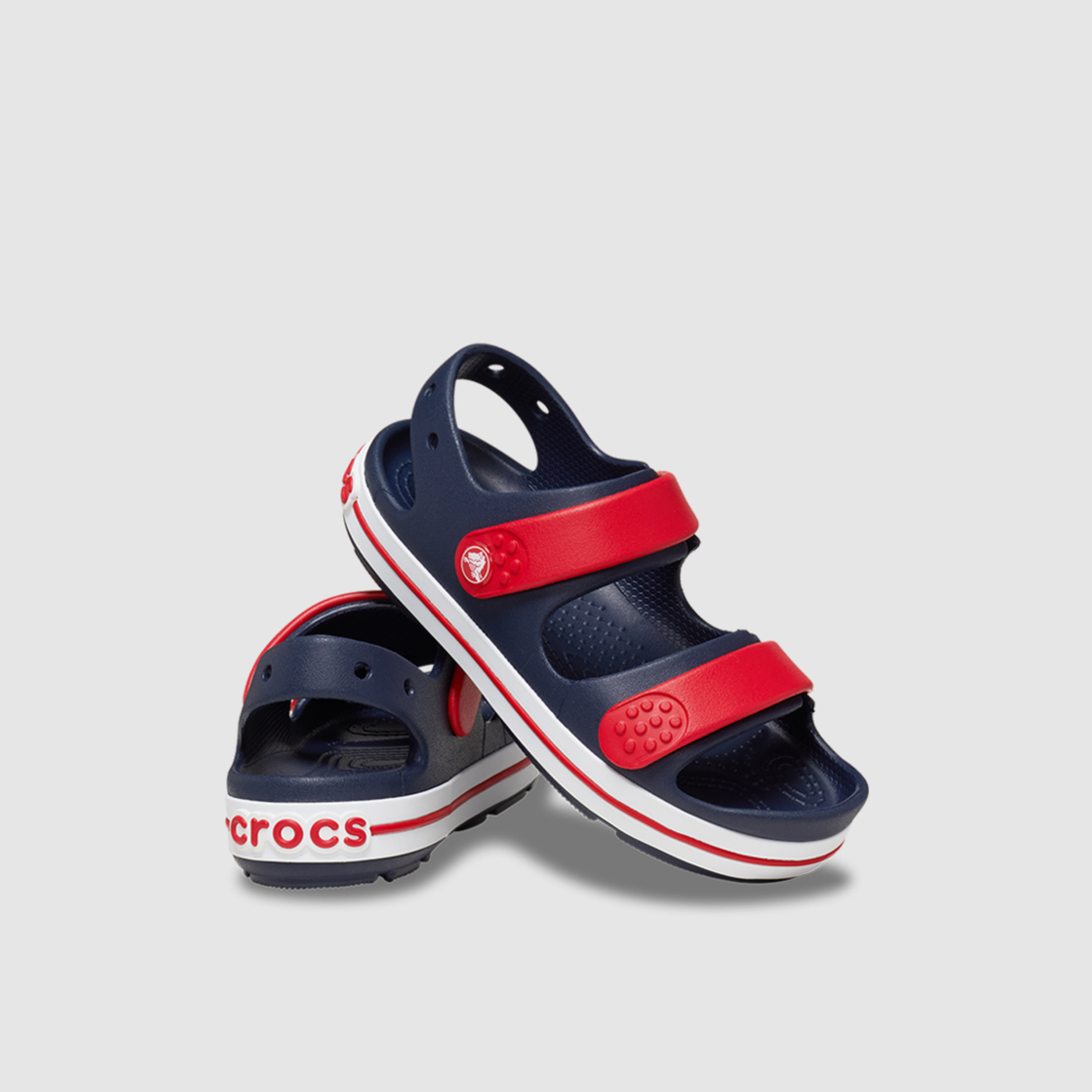 Crocs Kids Hook & Loop Crocband Cruiser Strap Sandals | 209424-4OT-girls-shoes-sandals-image-1