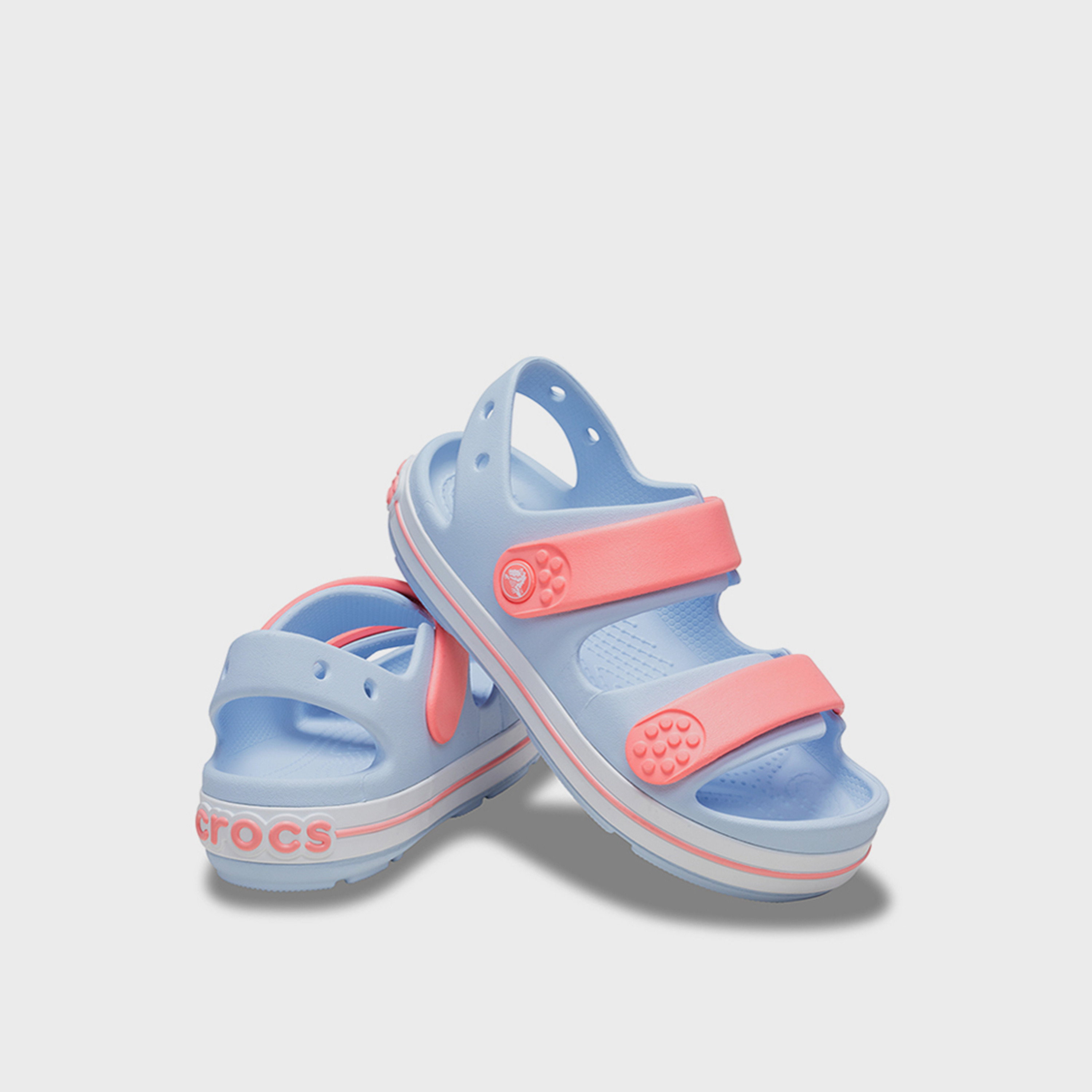Crocs Girl's Hook & Loop Crocband Cruiser Strap Sandals | 209424-4XQ-baby-girls-shoes-sandals-image-1