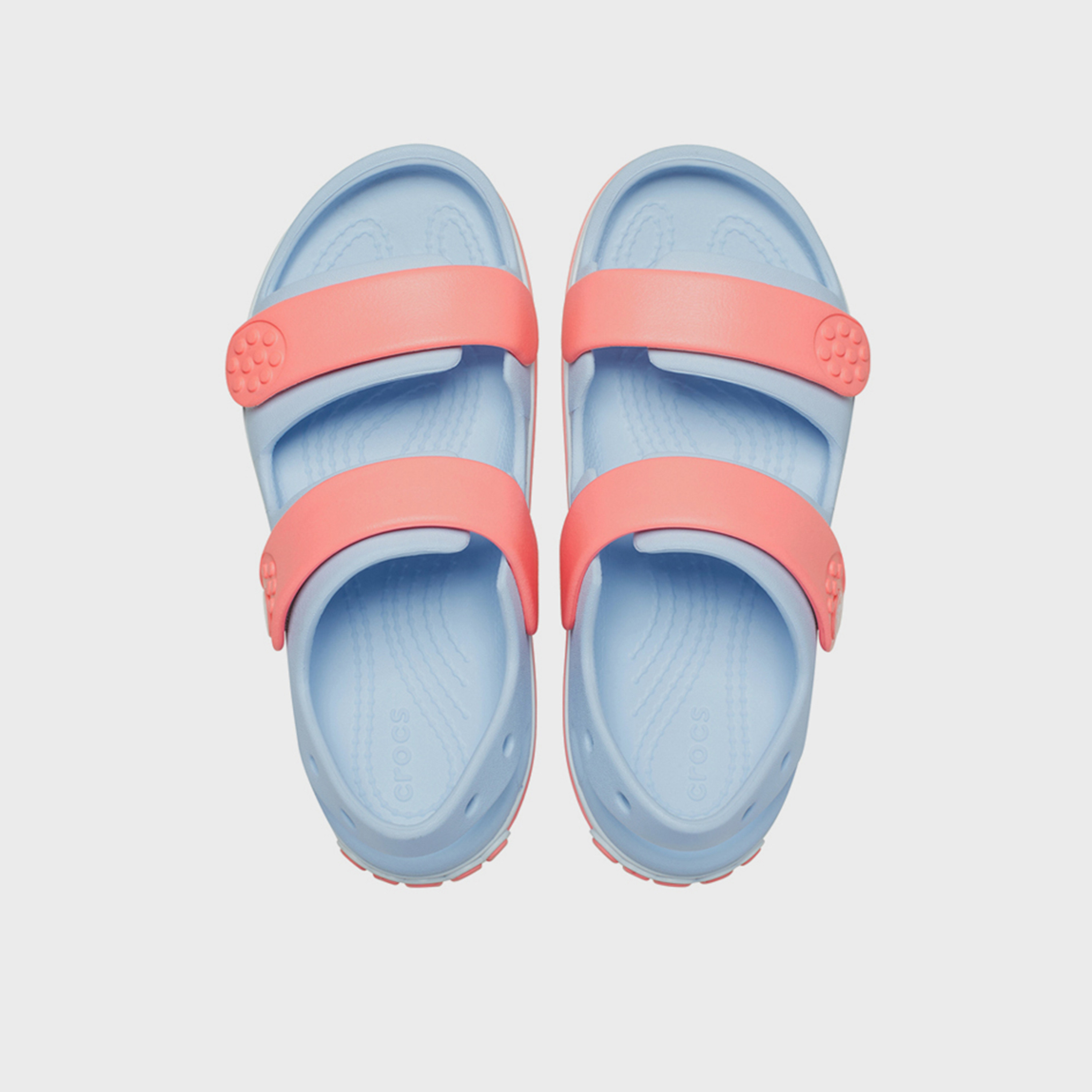 Crocs Girl's Hook & Loop Crocband Cruiser Strap Sandals | 209424-4XQ-baby-girls-shoes-sandals-image-2