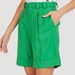 Iconic Solid High-Rise Pleated Shorts with Belt Loops and Pockets-Shorts-thumbnailMobile-0
