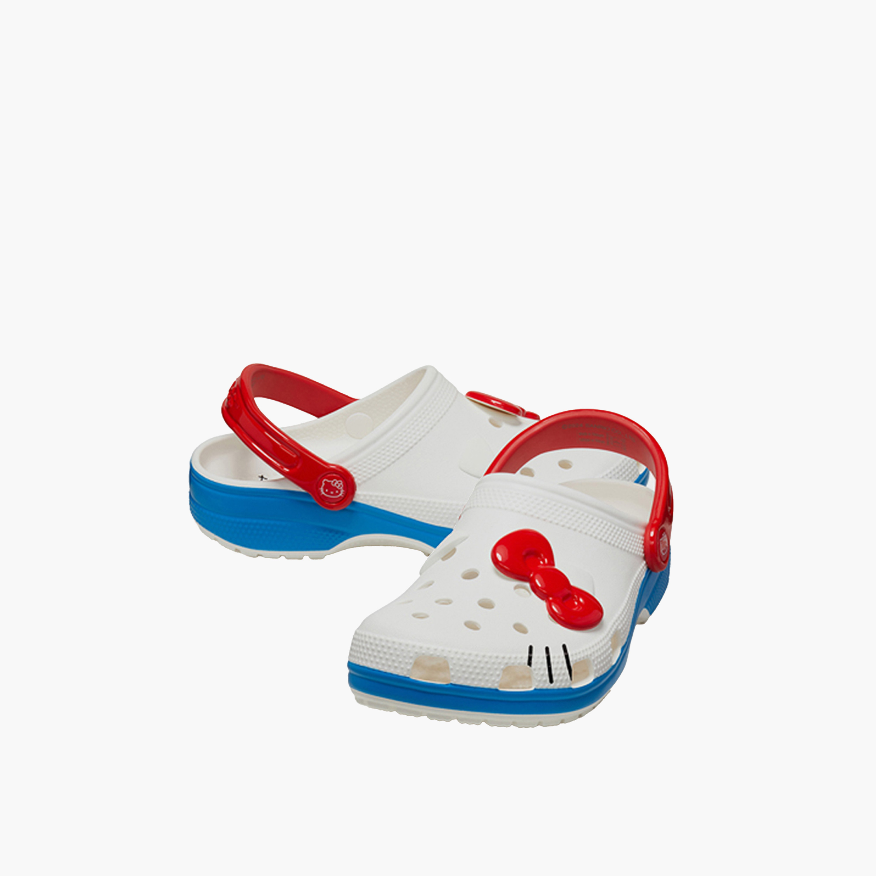 Crocs Women's Slip On Hello Kitty IAM Classic Clog | 209438-100-women-shoes-flipflopsandslides-image-1