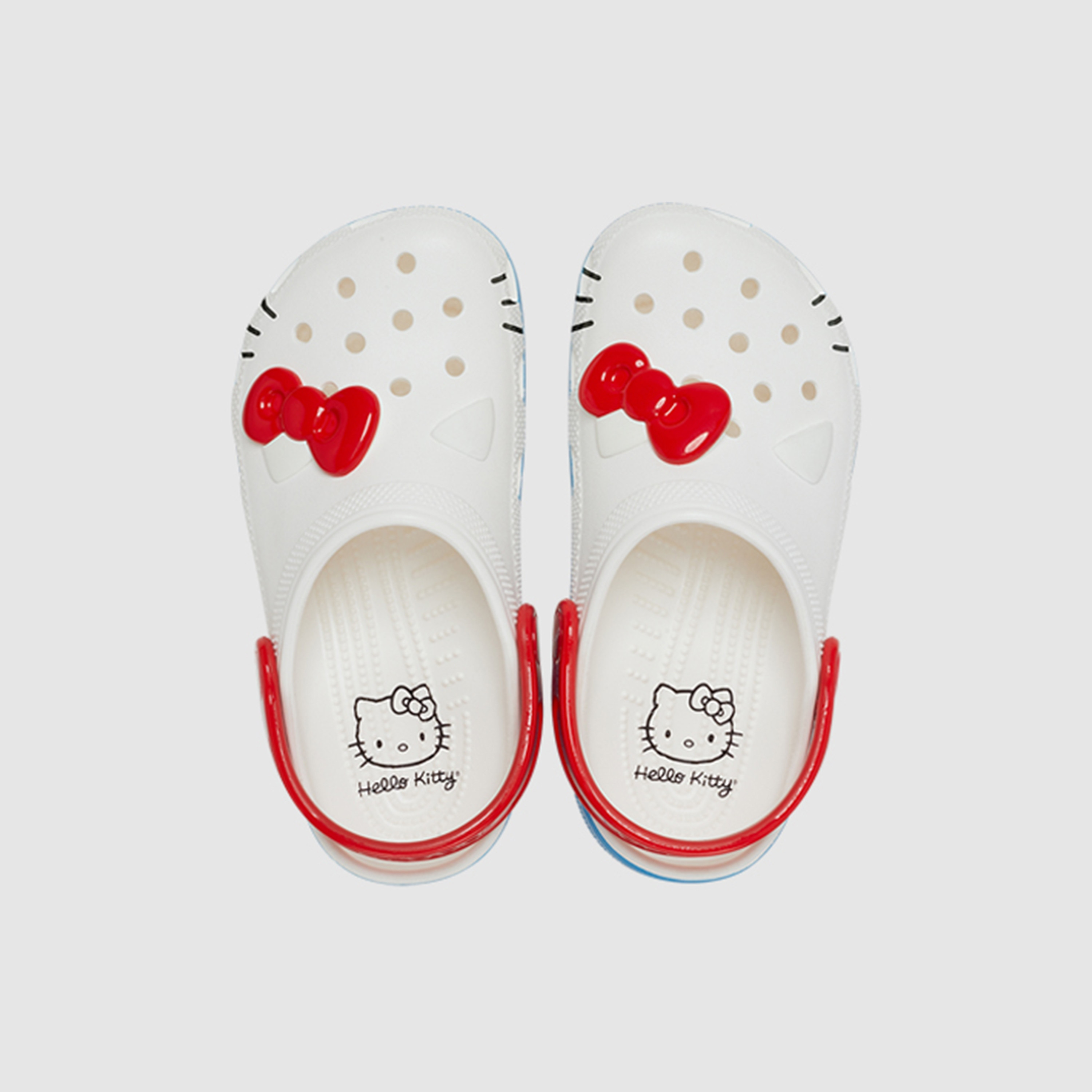 Crocs Kids Slip On Hello Kitty IAM Classic Clogs | 209454-100-boys-shoes-sandals-image-2