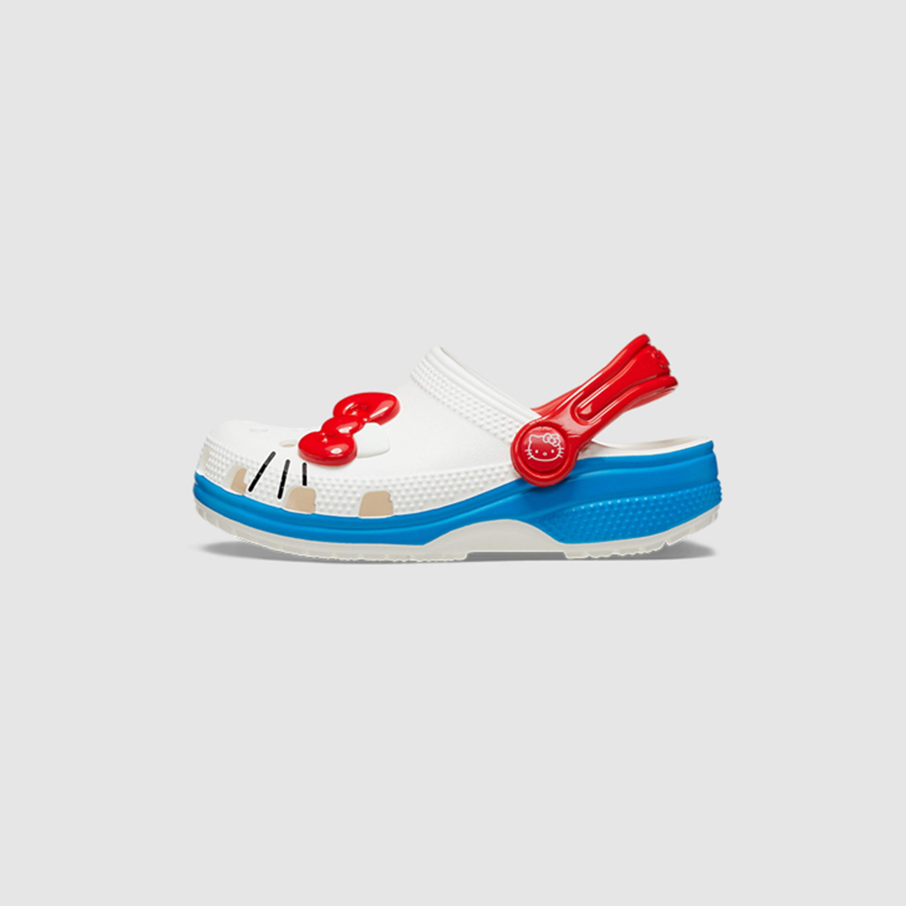 Crocs Kids Slip On Hello Kitty IAM Classic Clogs | 209454-100-boys-shoes-sandals-image-4